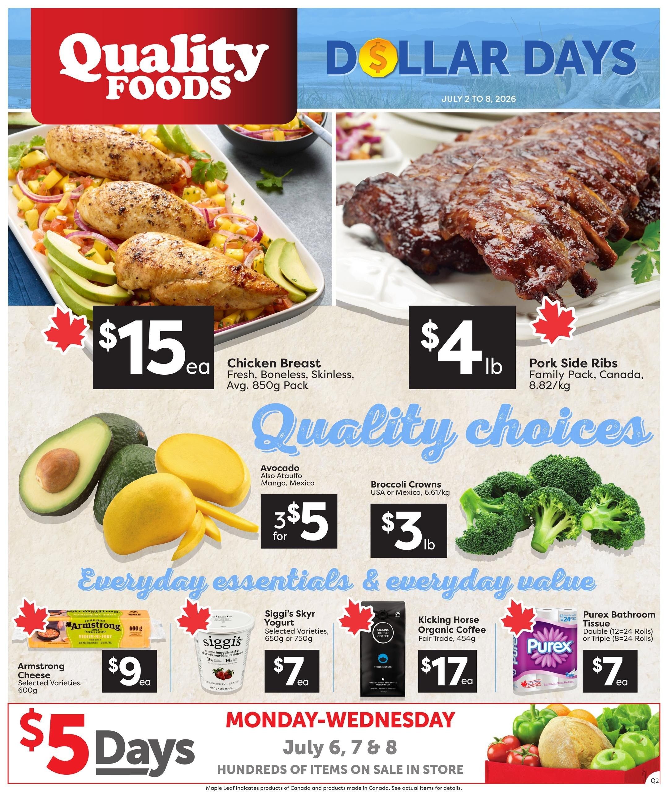 Quality Foods Flyer July 2 to 8