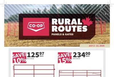 Co-op (West) Rural Routes Flyer July 2 to 22