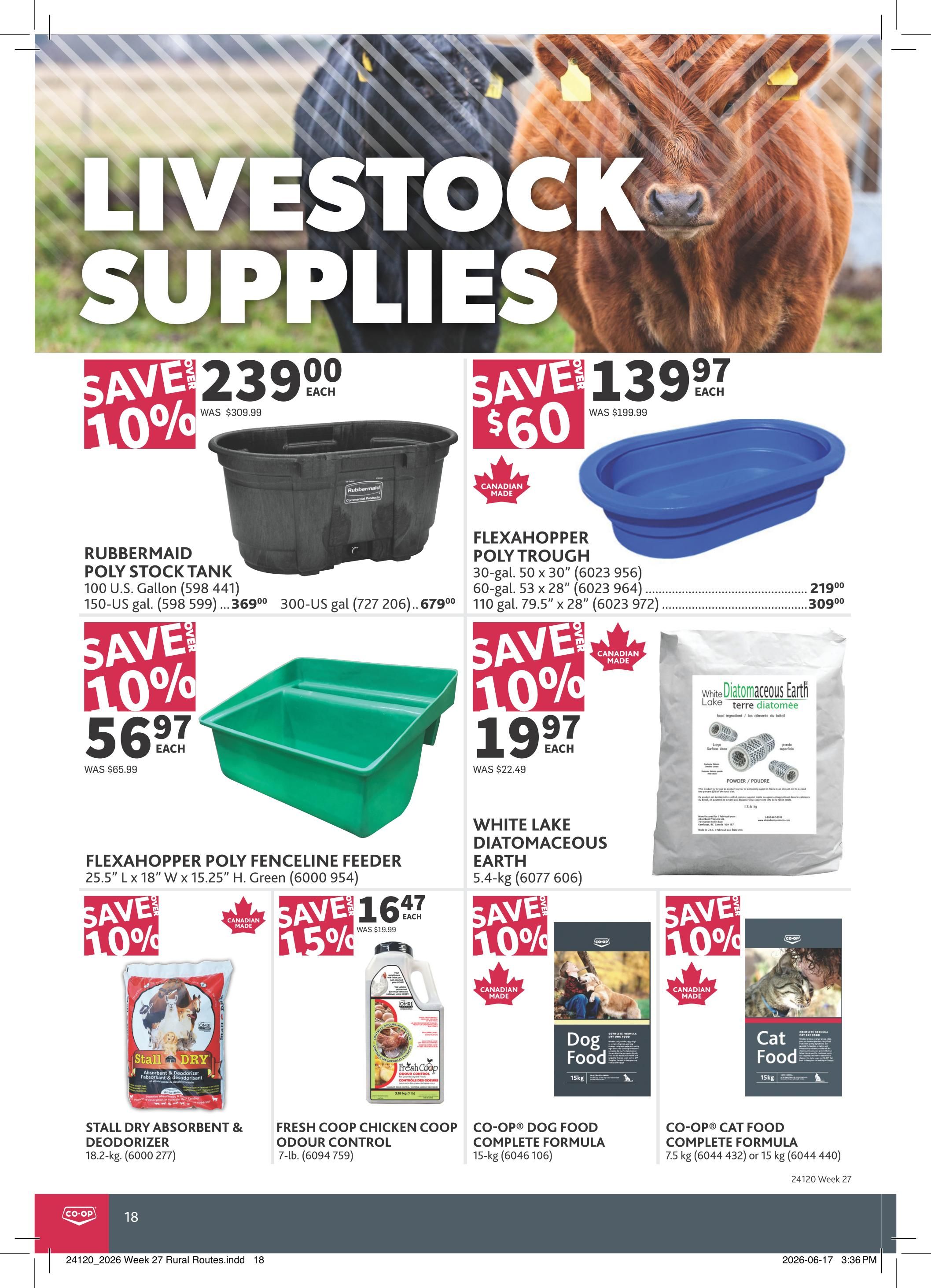 Co-op (West) Rural Routes Flyer July 2 to 22