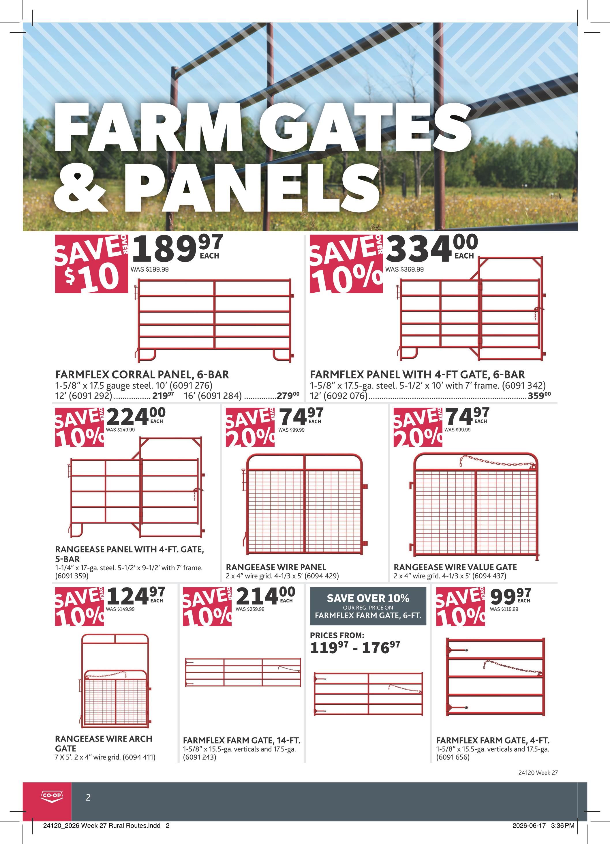 Co-op (West) Rural Routes Flyer July 2 to 22