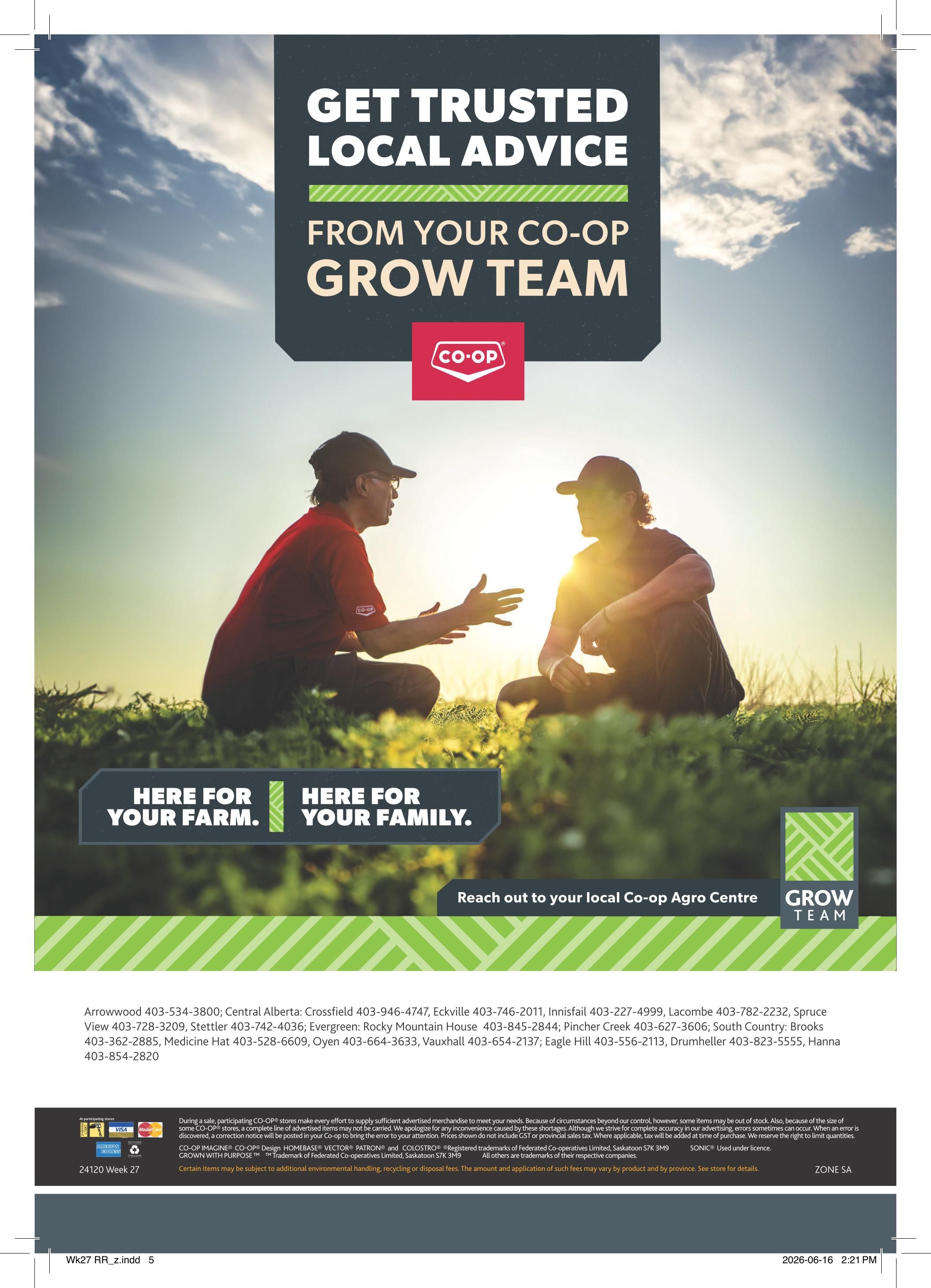 Co-op (West) Rural Routes Flyer July 2 to 22