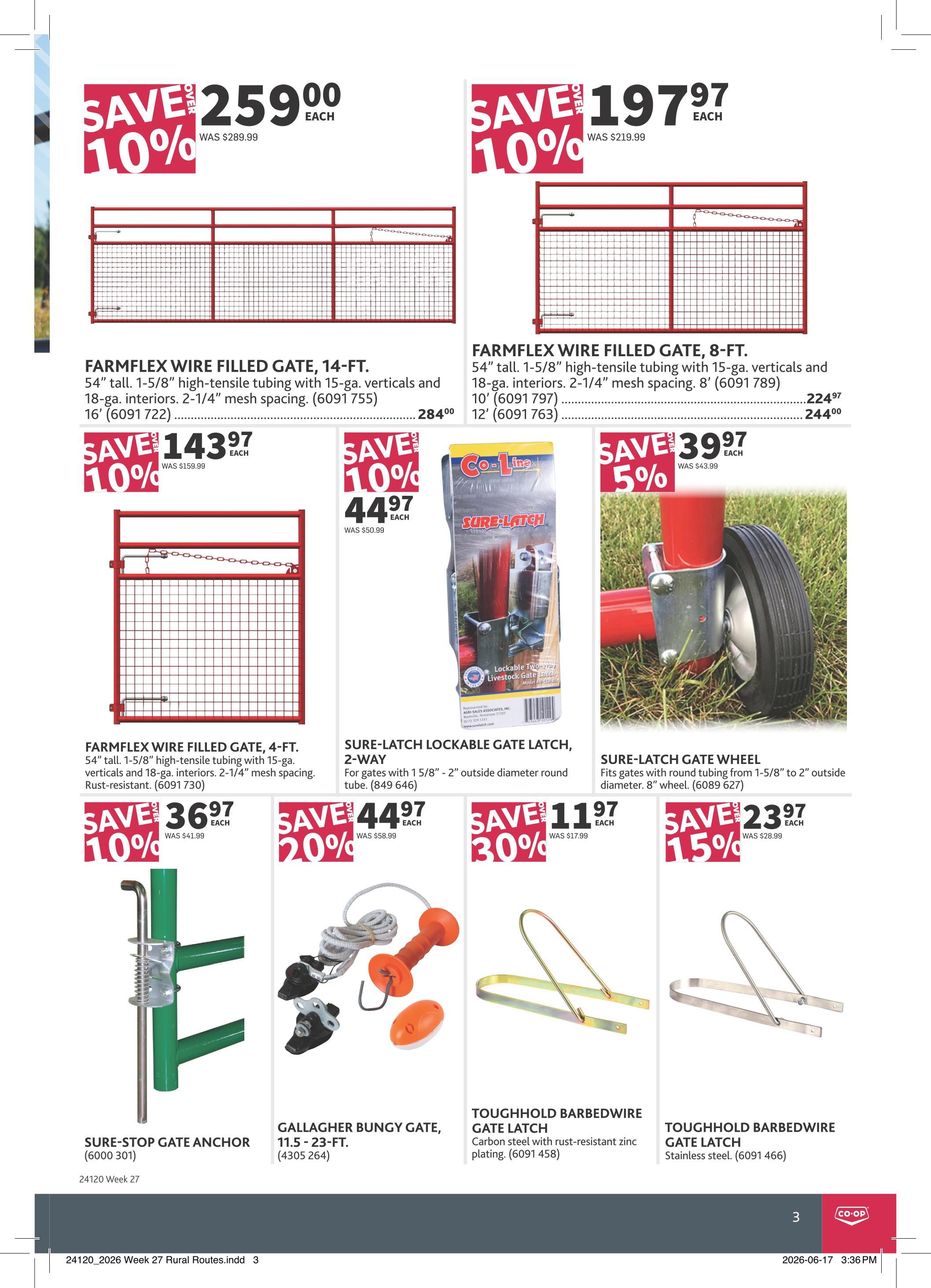 Co-op (West) Rural Routes Flyer July 2 to 22