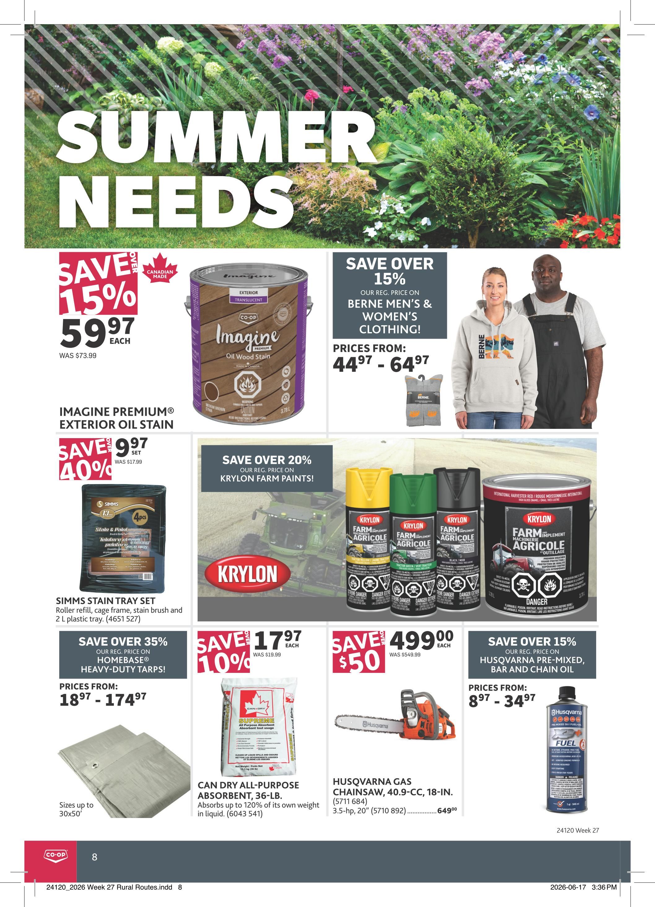 Co-op (West) Rural Routes Flyer July 2 to 22