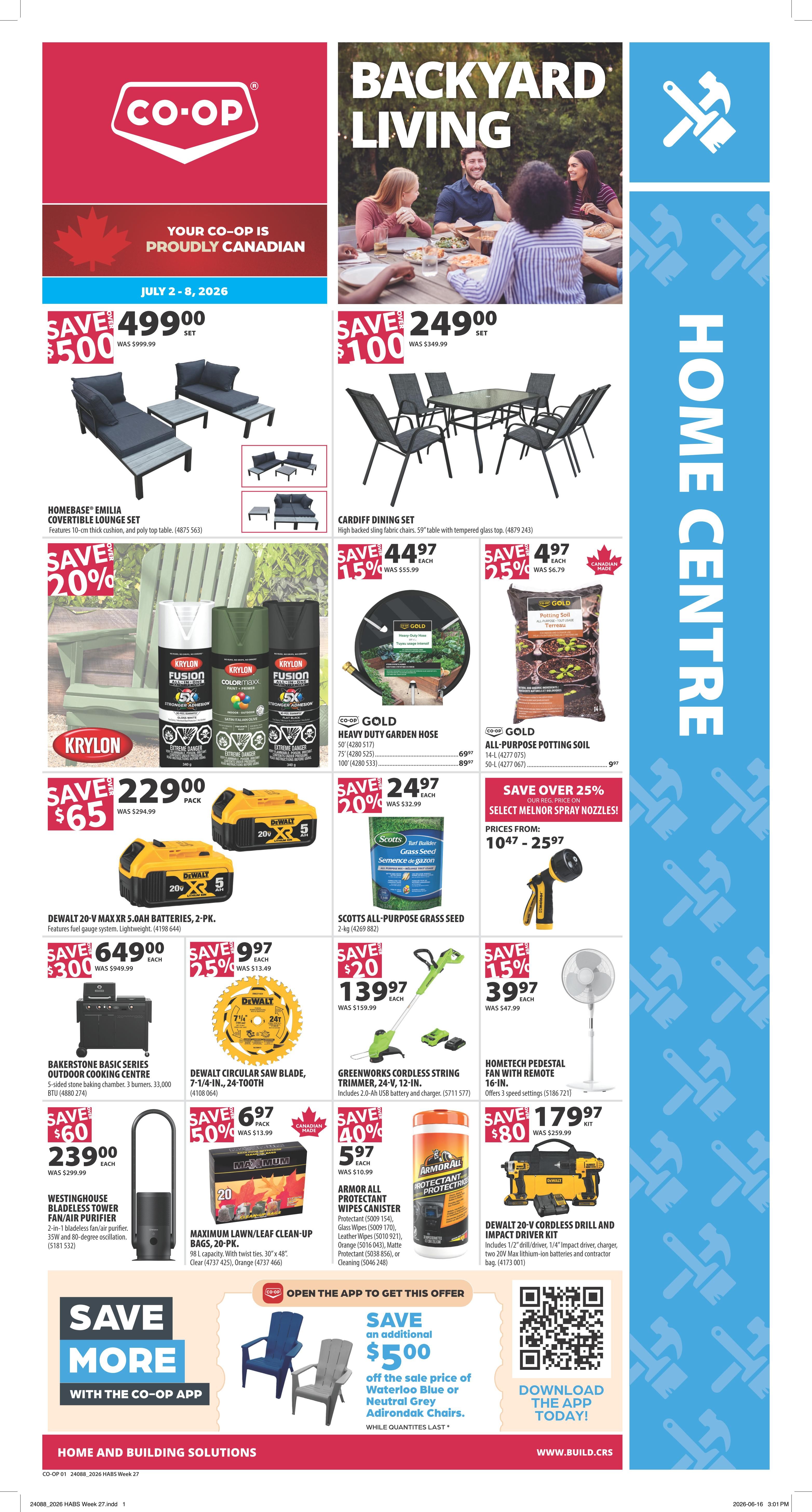 Co-op (West) Home Centre Flyer July 2 to 8