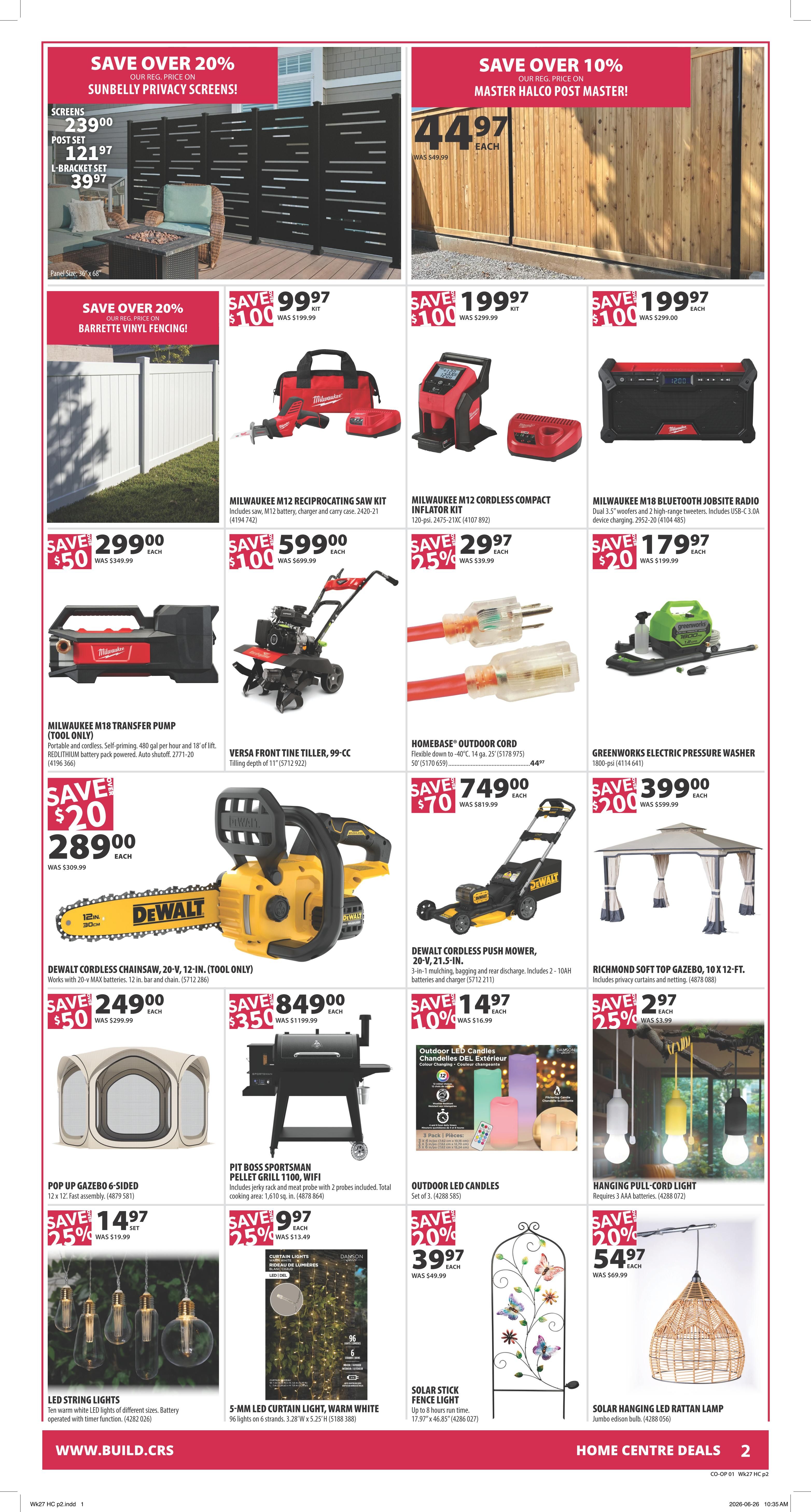 Co-op (West) Home Centre Flyer July 2 to 8