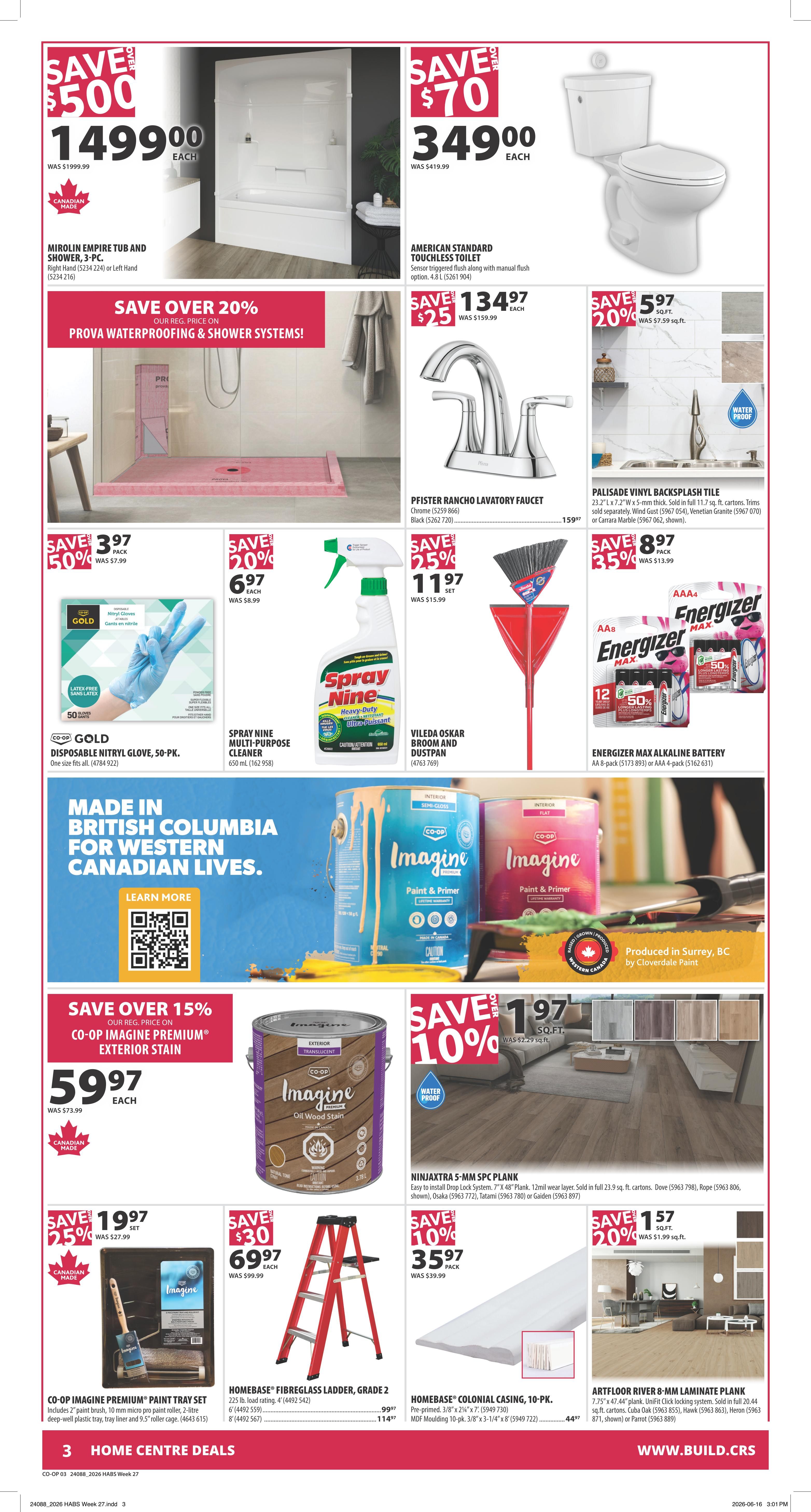 Co-op (West) Home Centre Flyer July 2 to 8
