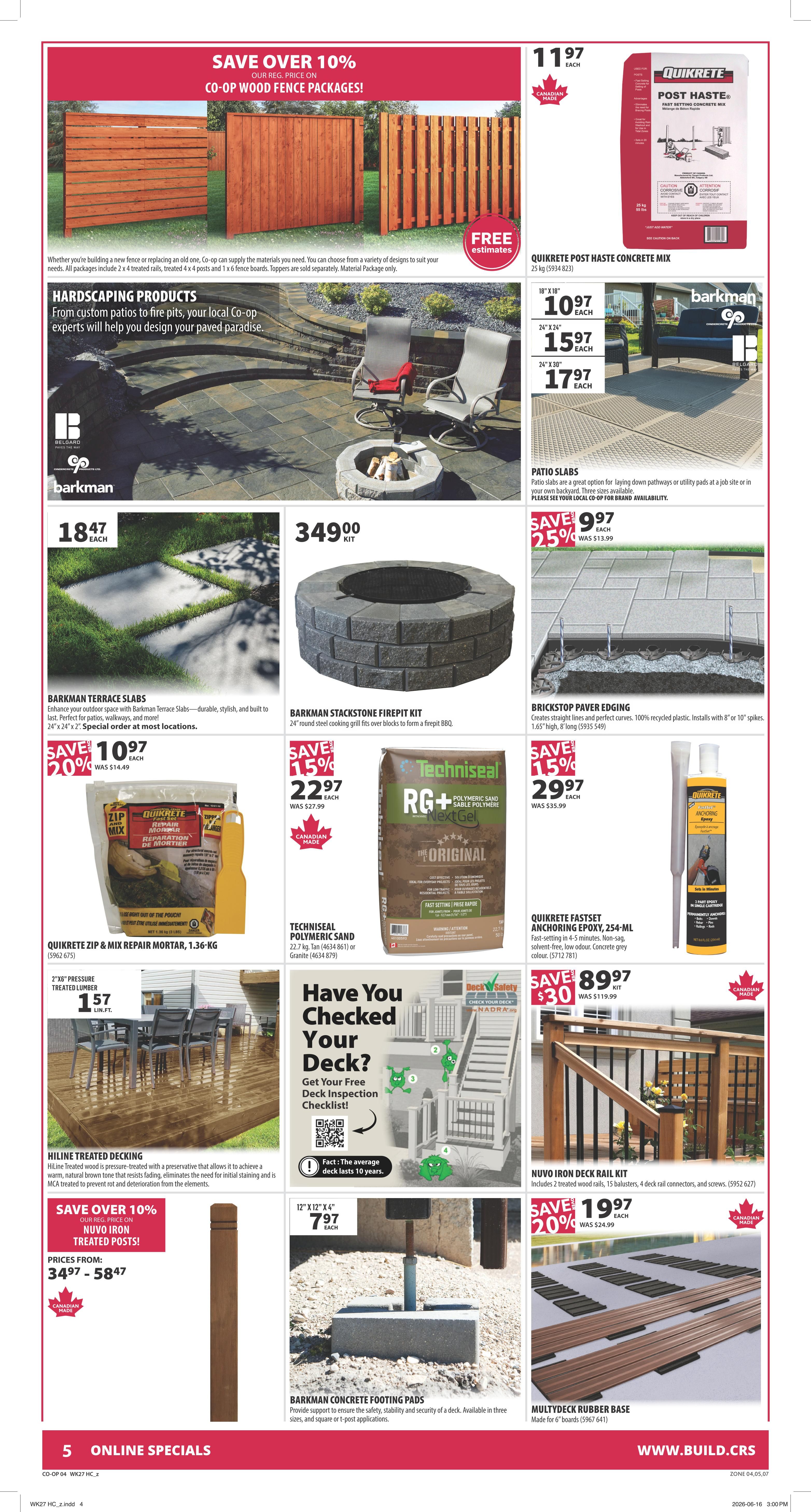 Co-op (West) Home Centre Flyer July 2 to 8