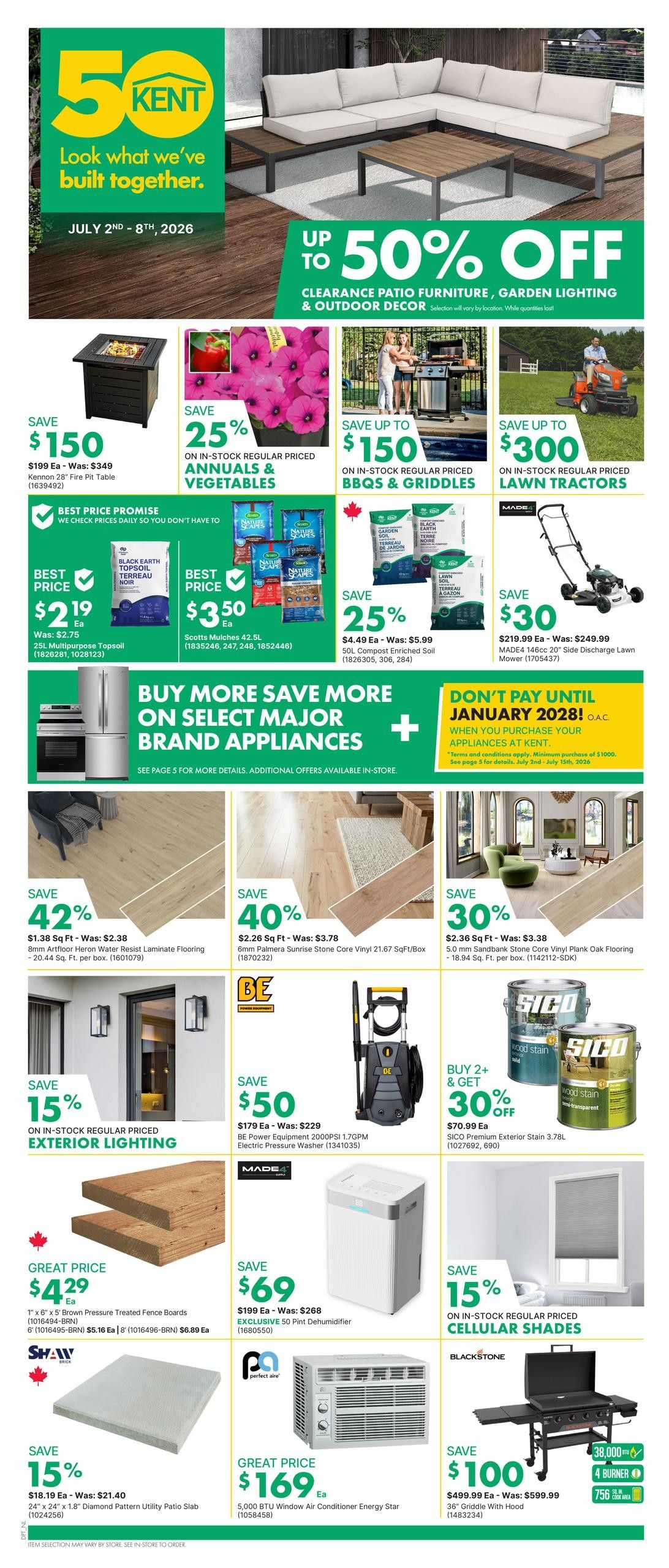 Kent Building Supplies Flyer July 2 to 8