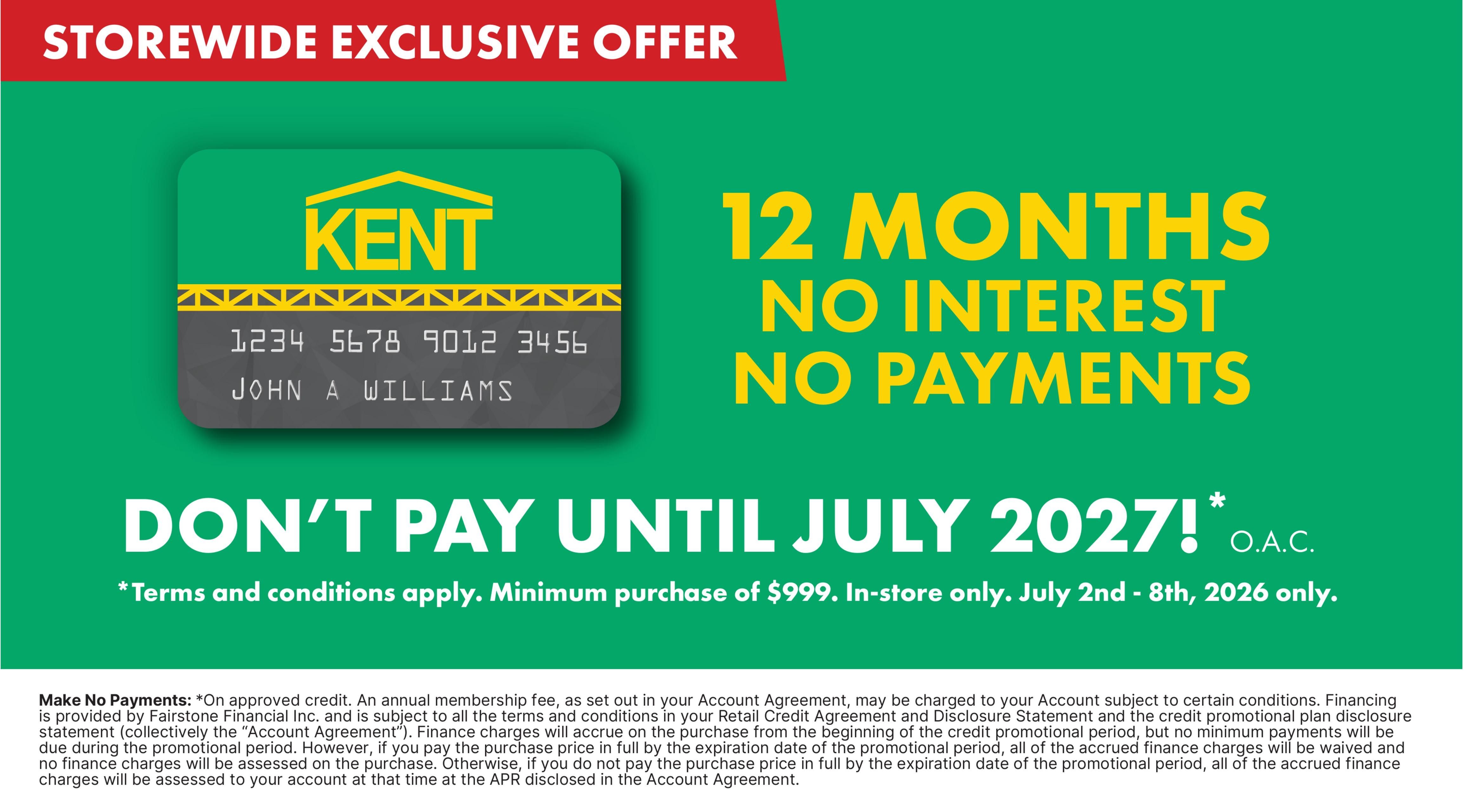 Kent Building Supplies Flyer July 2 to 8