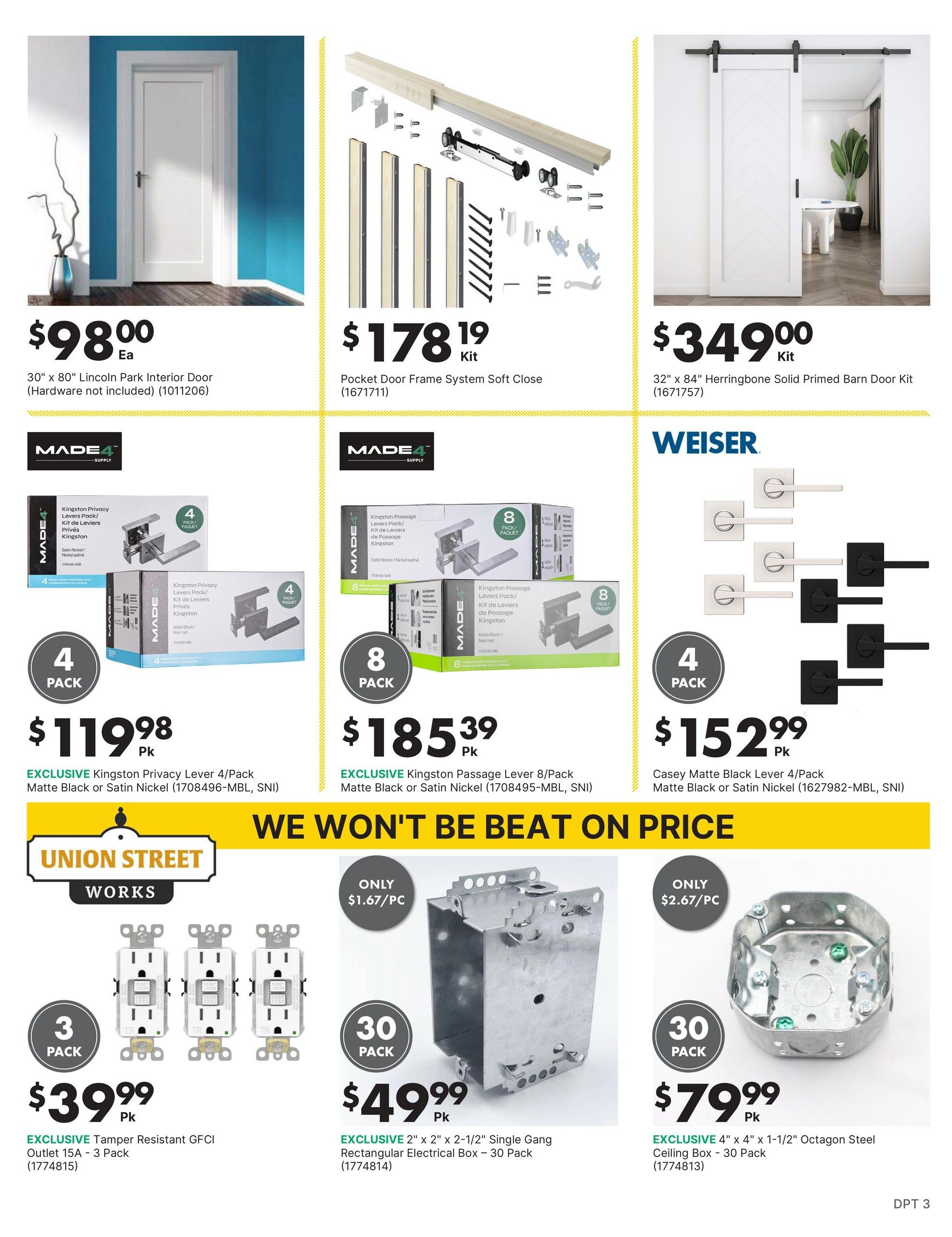 KentPro Monthly Flyer July 1 to 31