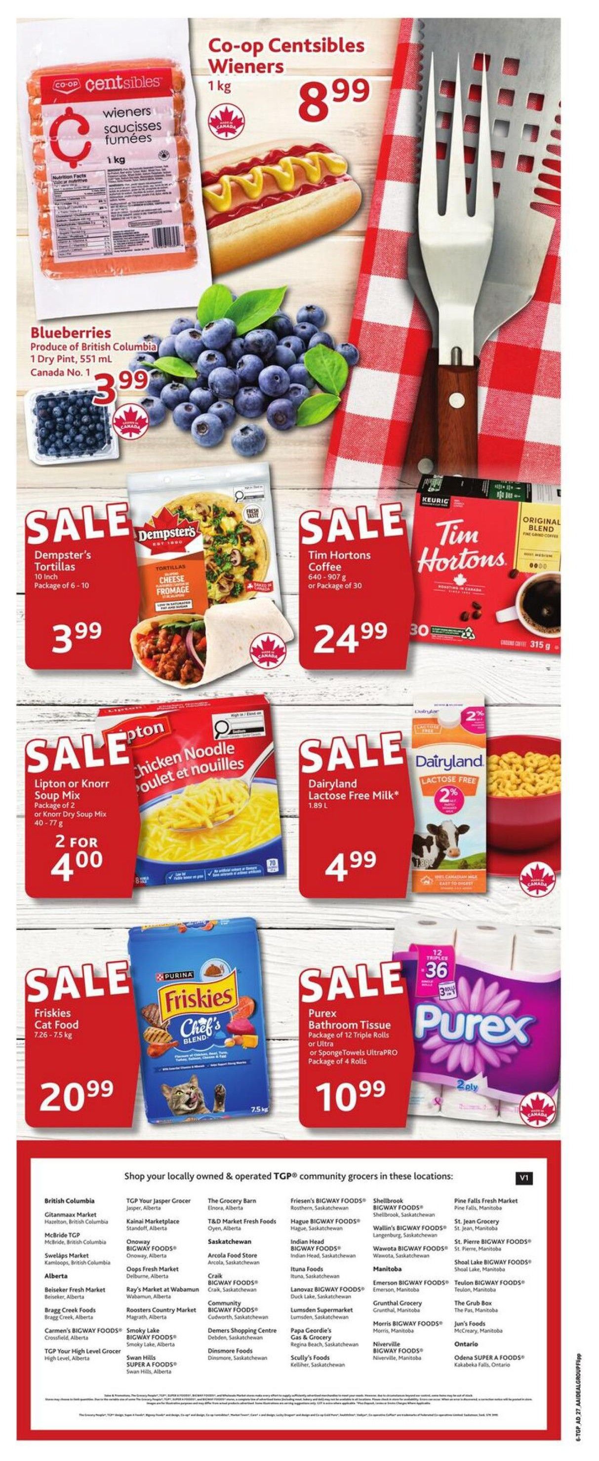 TGP The Grocery People Flyer July 2 to 8