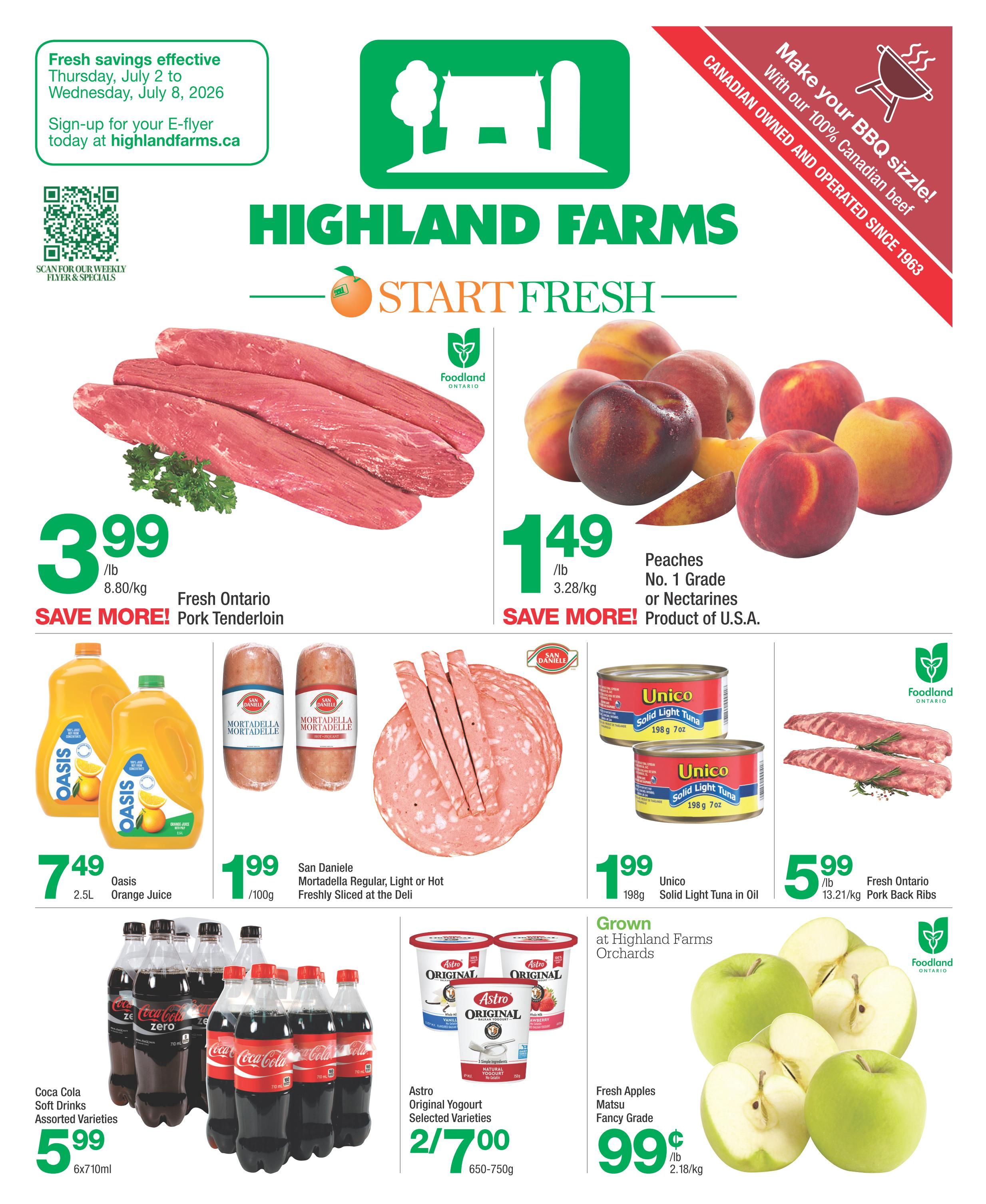 Highland Farms Flyer July 2 to 8