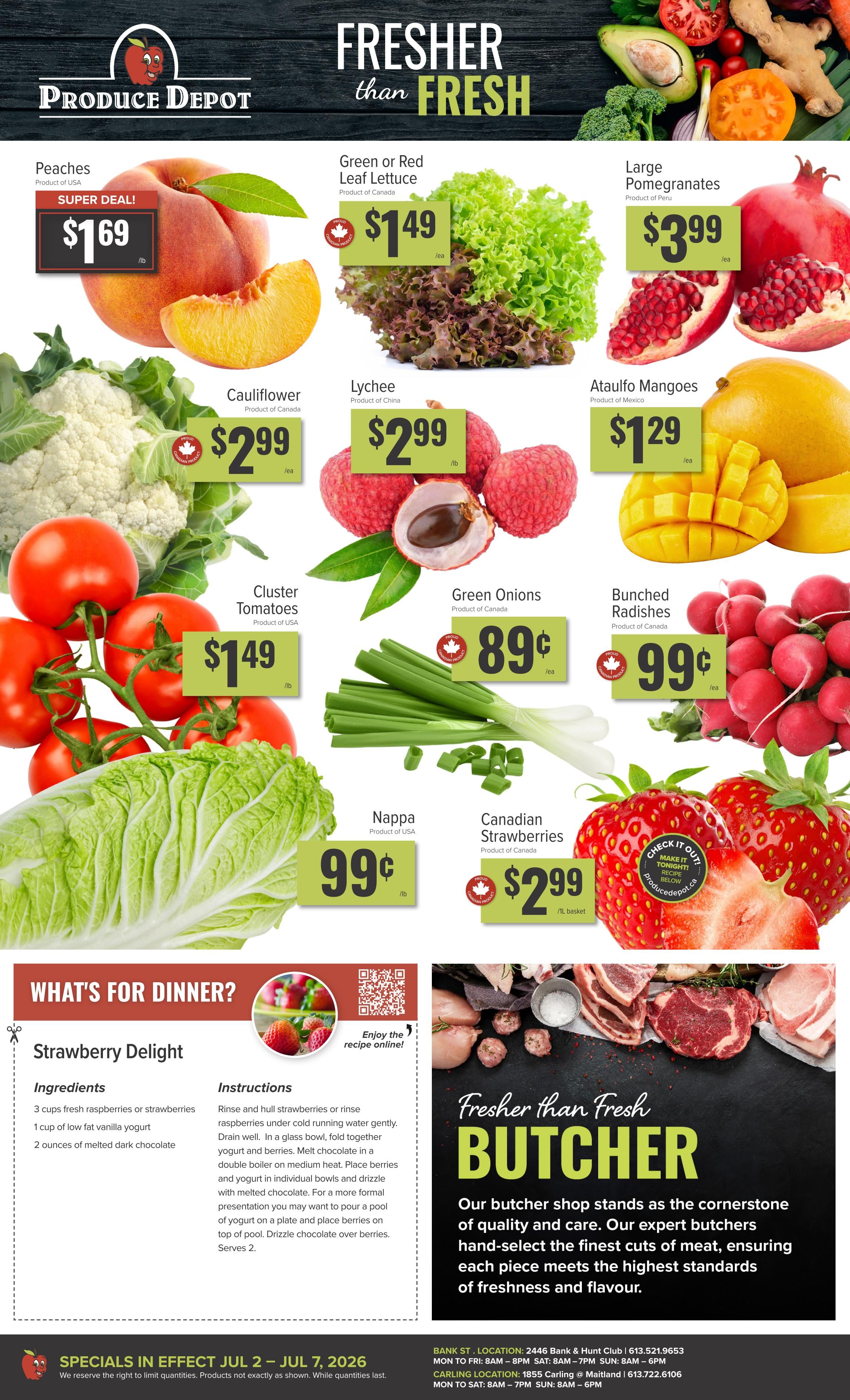 Produce Depot Flyer July 1 to 7