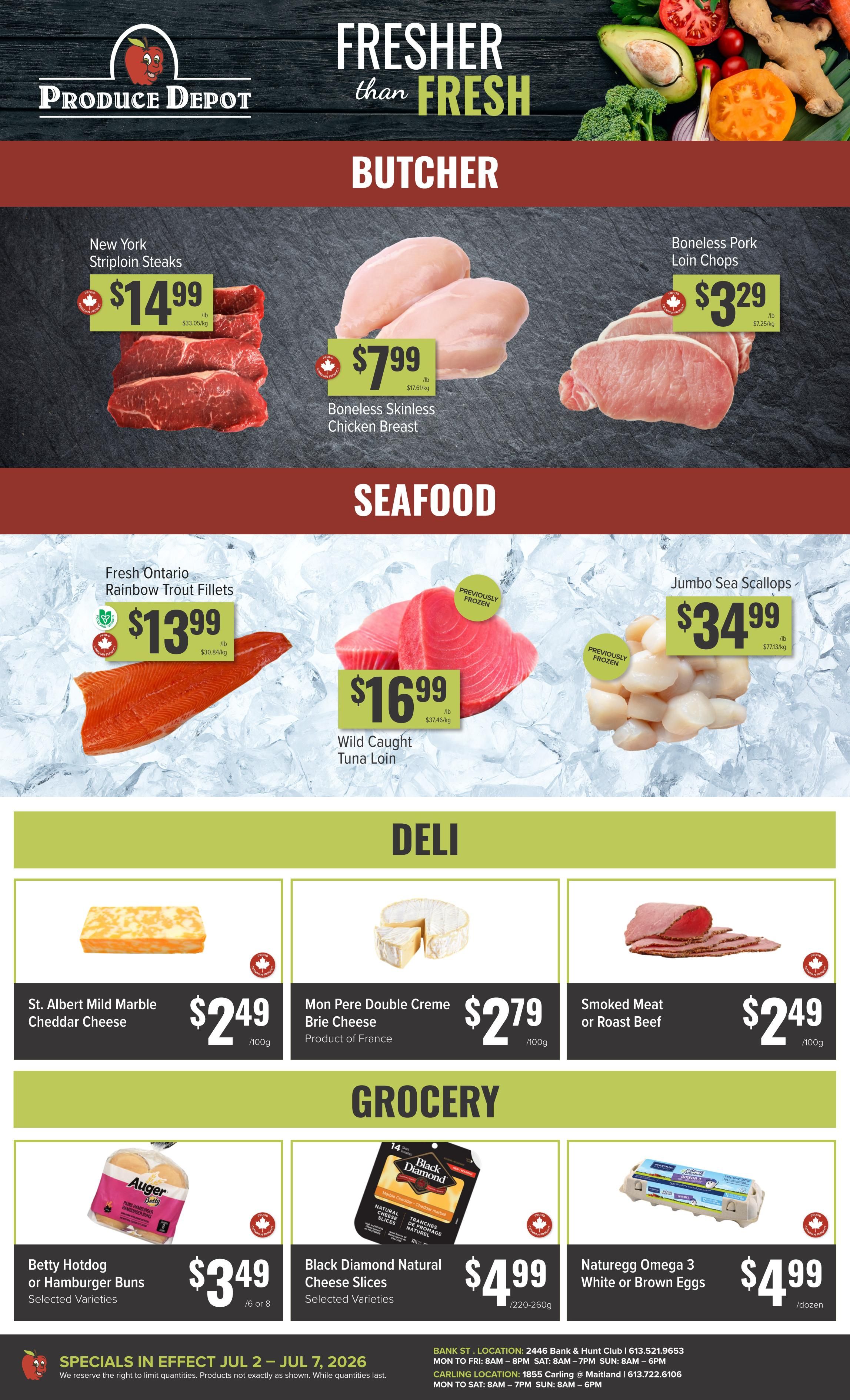 Produce Depot Flyer July 1 to 7