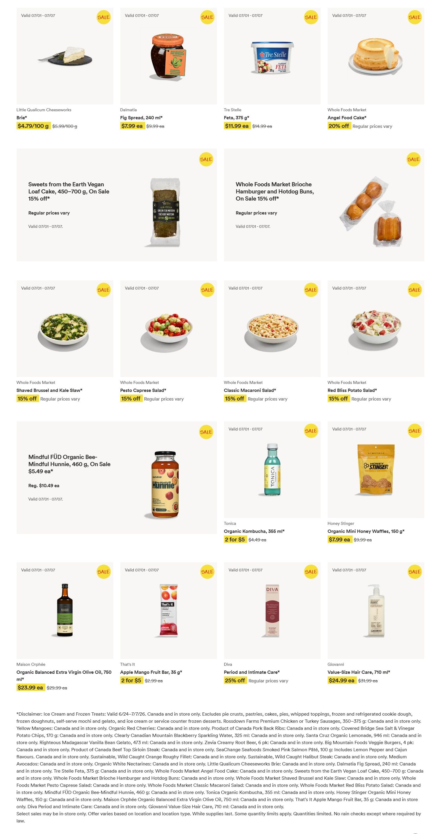Whole Foods Market (West) Flyer July 1 to 7