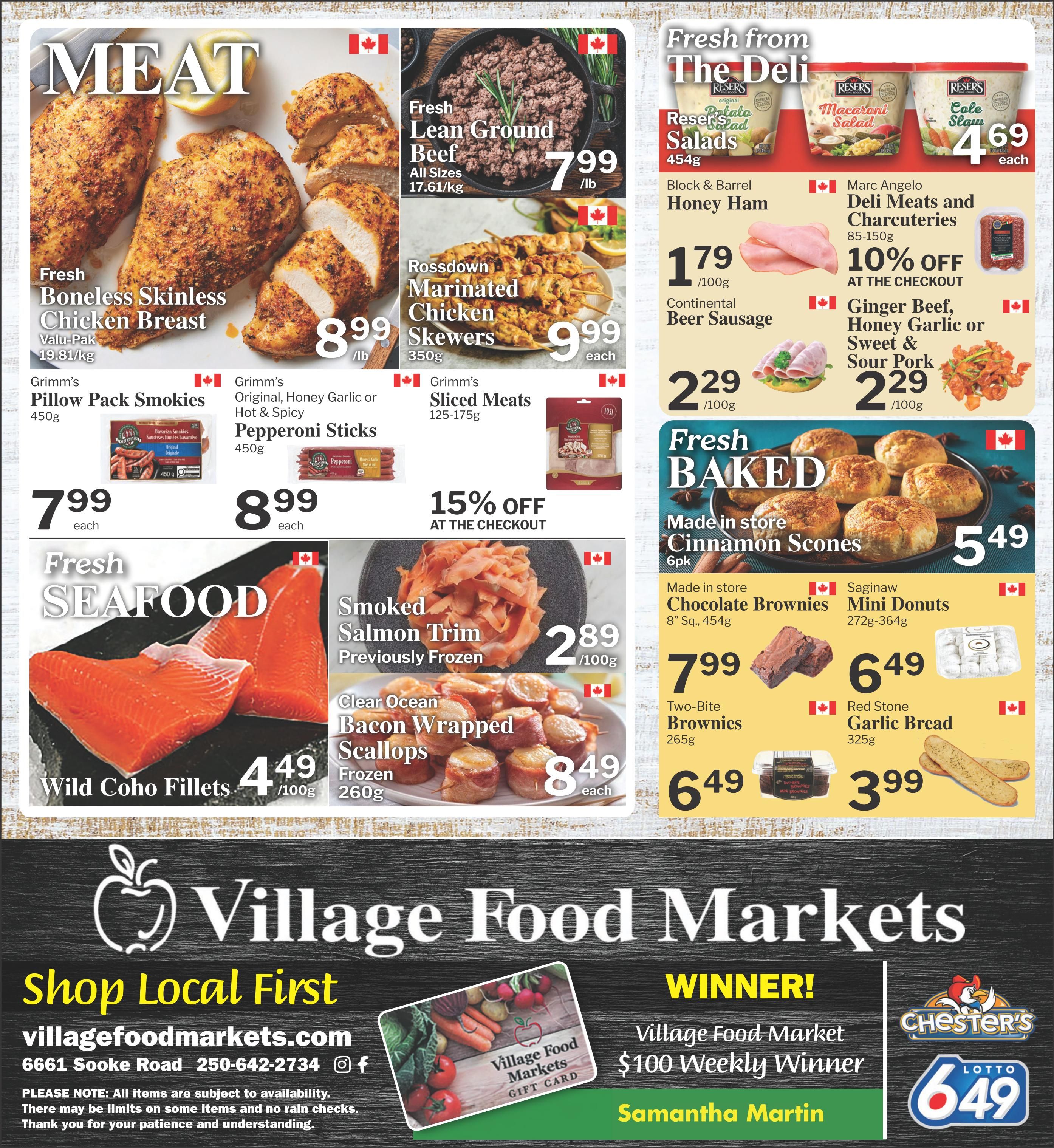 Village Food Markets Flyer July 1 to 7