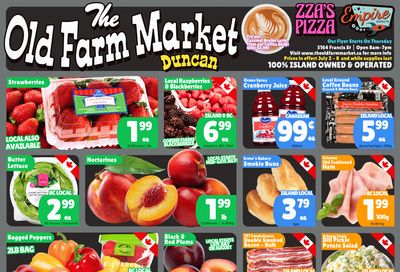 The Old Farm Market (Duncan) Flyer July 2 to 8