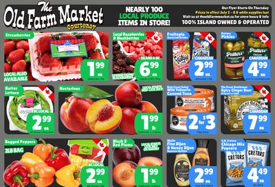 The Old Farm Market (Courtenay) Flyer July 2 to 8