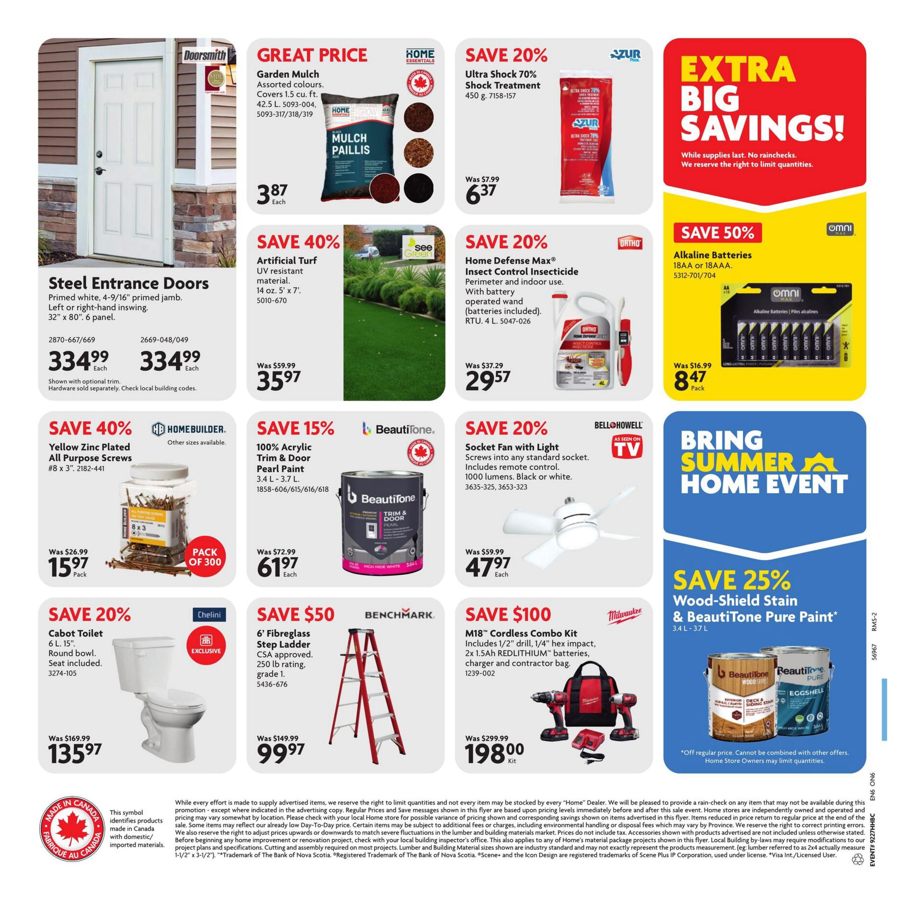 Home Hardware Building Centre (ON) Flyer July 2 to 15