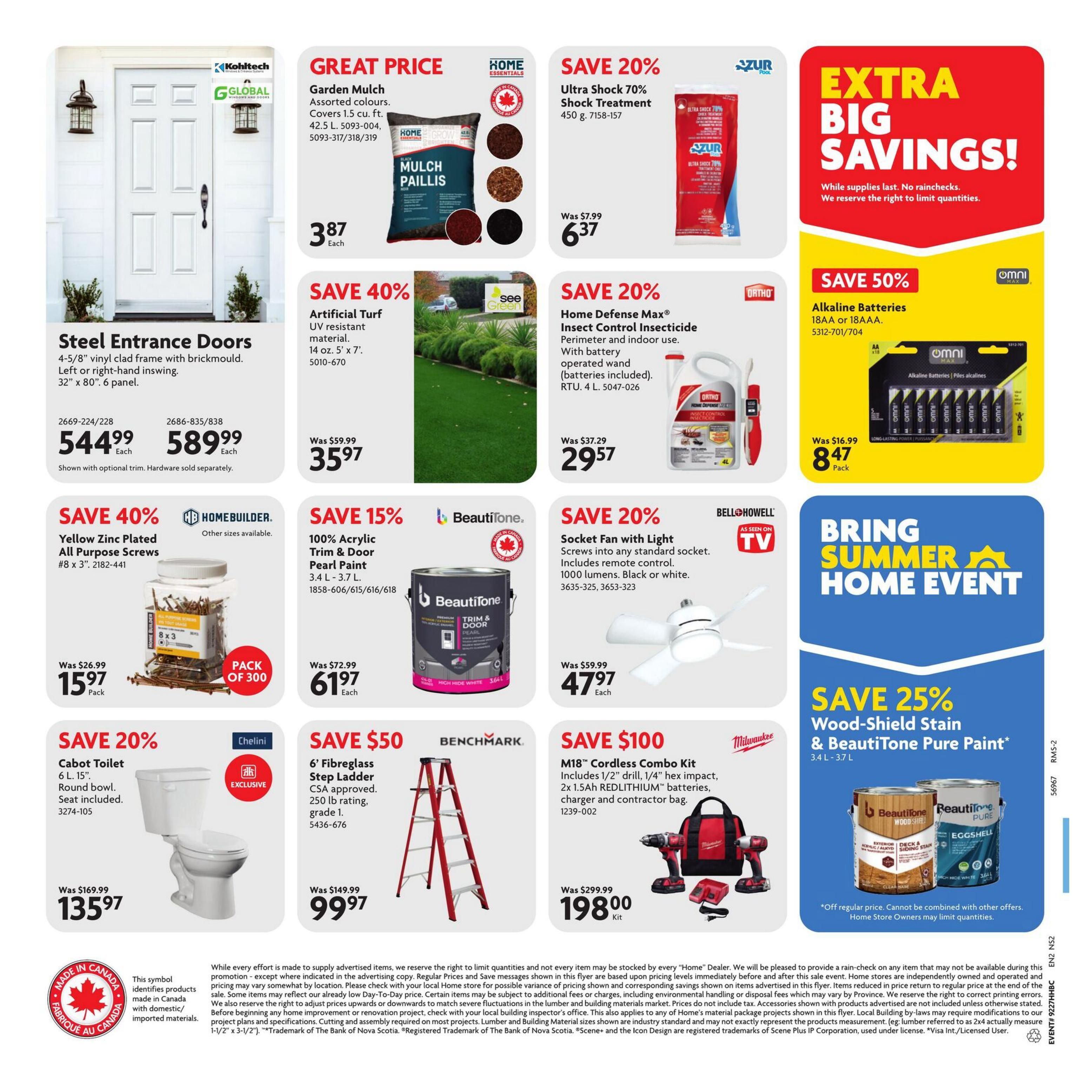 Home Hardware Building Centre (Atlantic) Flyer July 2 to 15