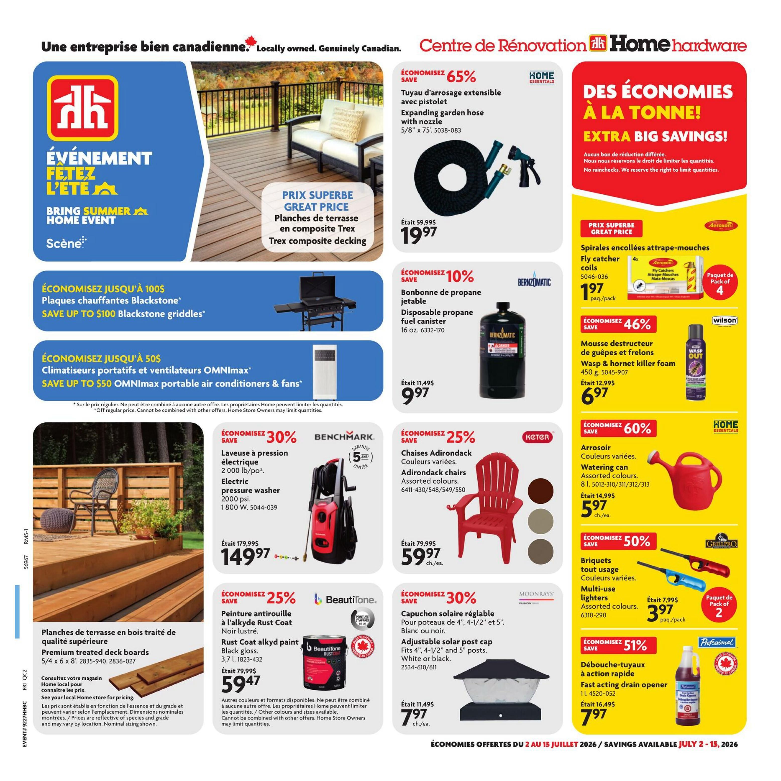 Home Hardware Building Centre (QC) Flyer July 2 to 15