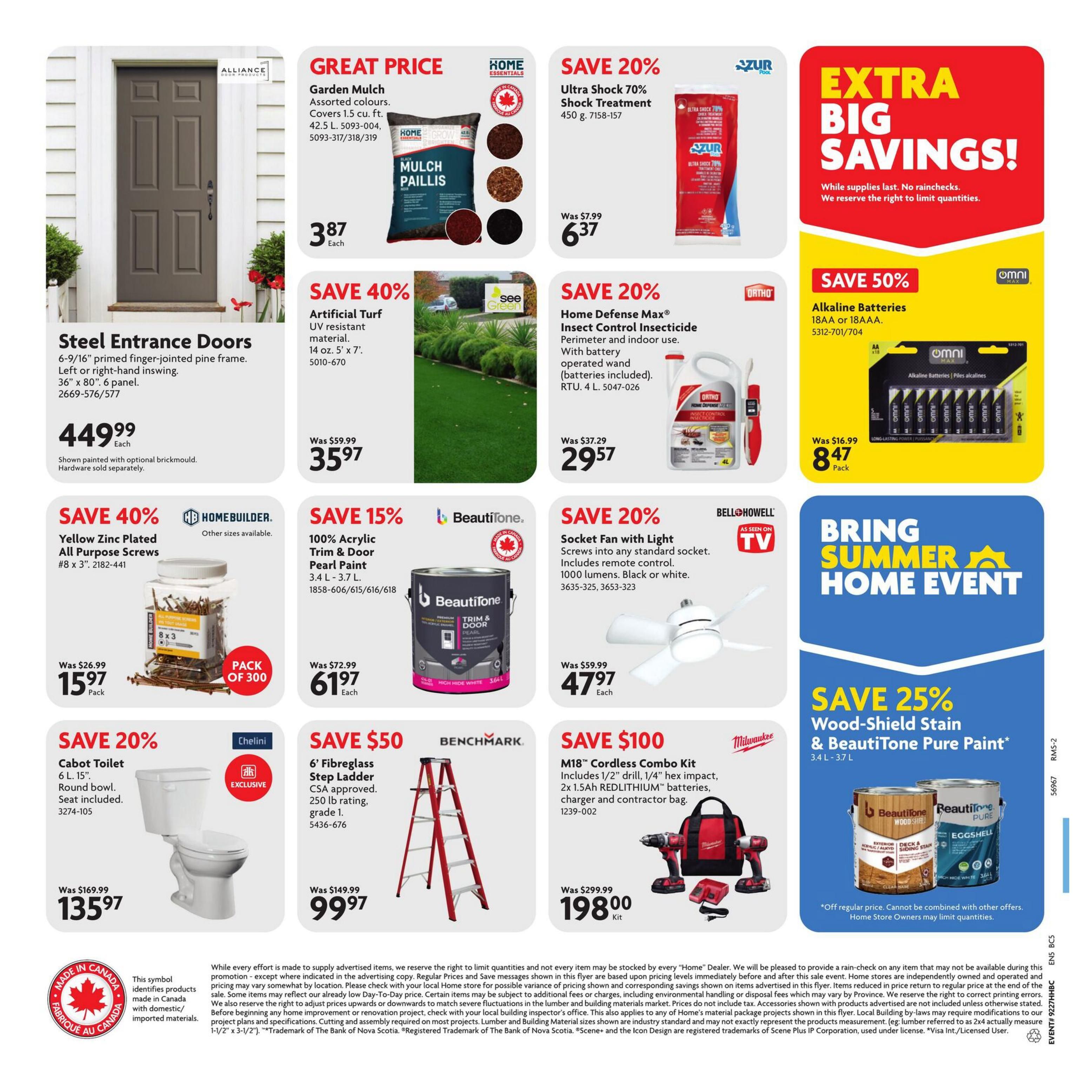 Home Hardware Building Centre (BC) Flyer July 2 to 15