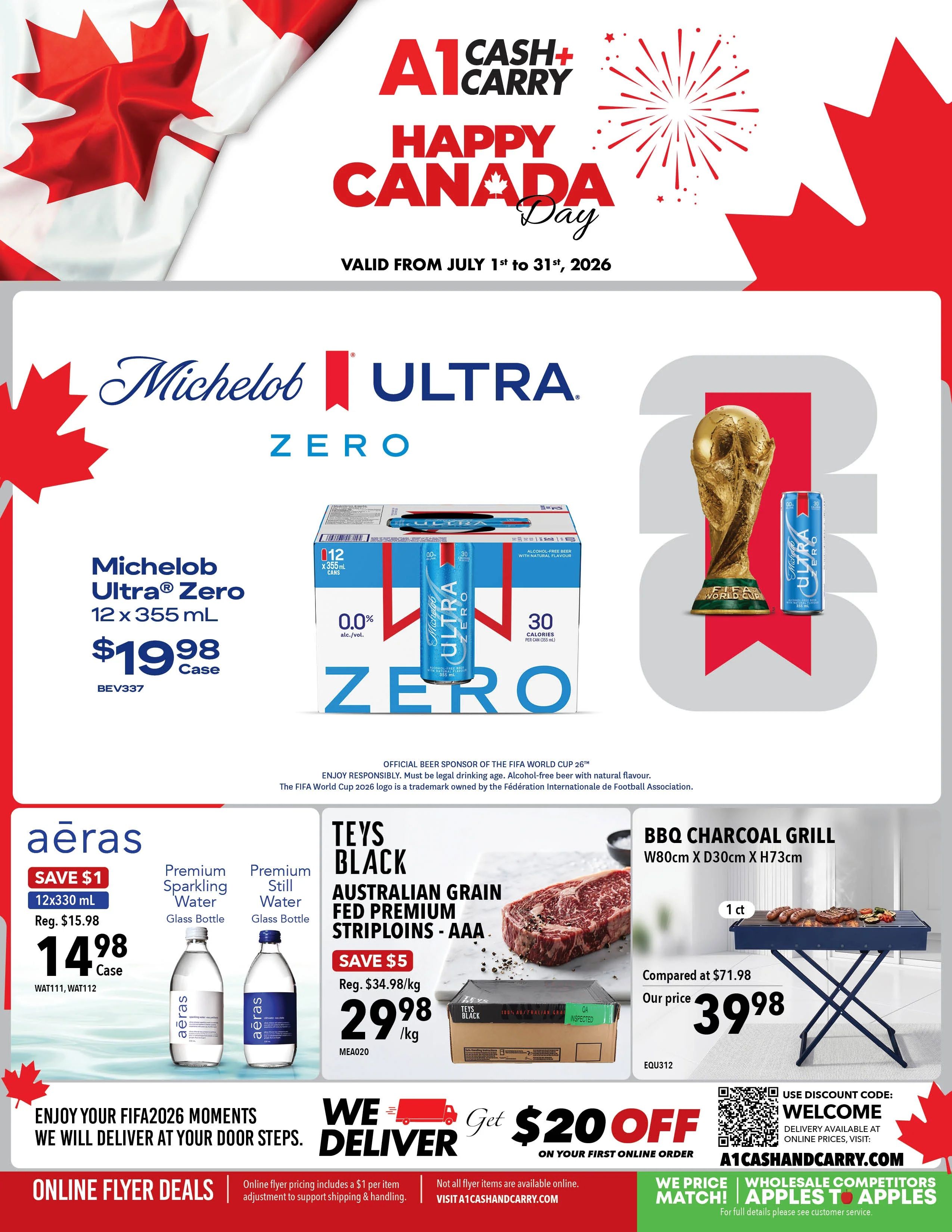 A-1 Cash and Carry Flyer July 1 to 31