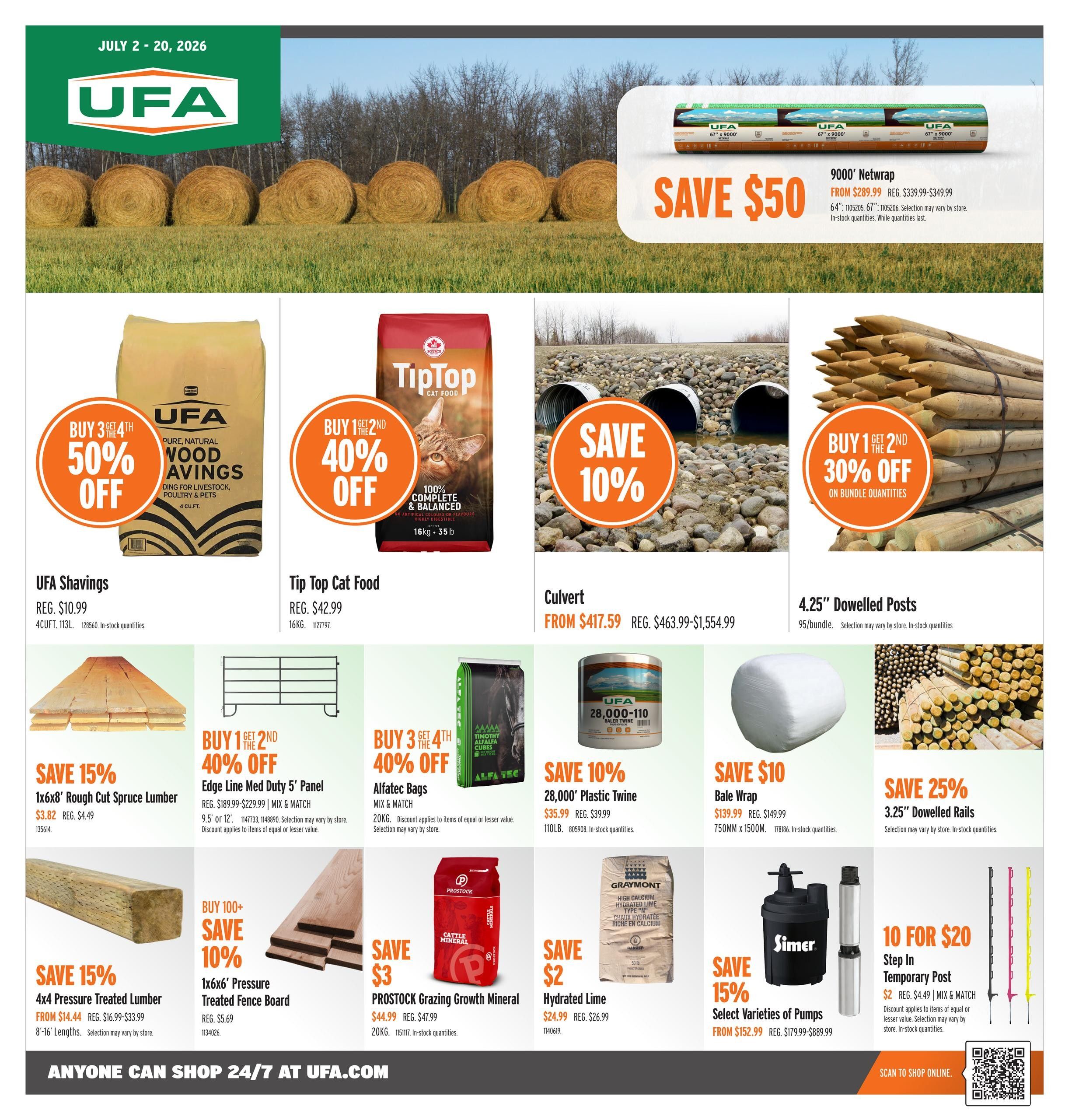UFA Co-operative Limited Flyer July 2 to 20