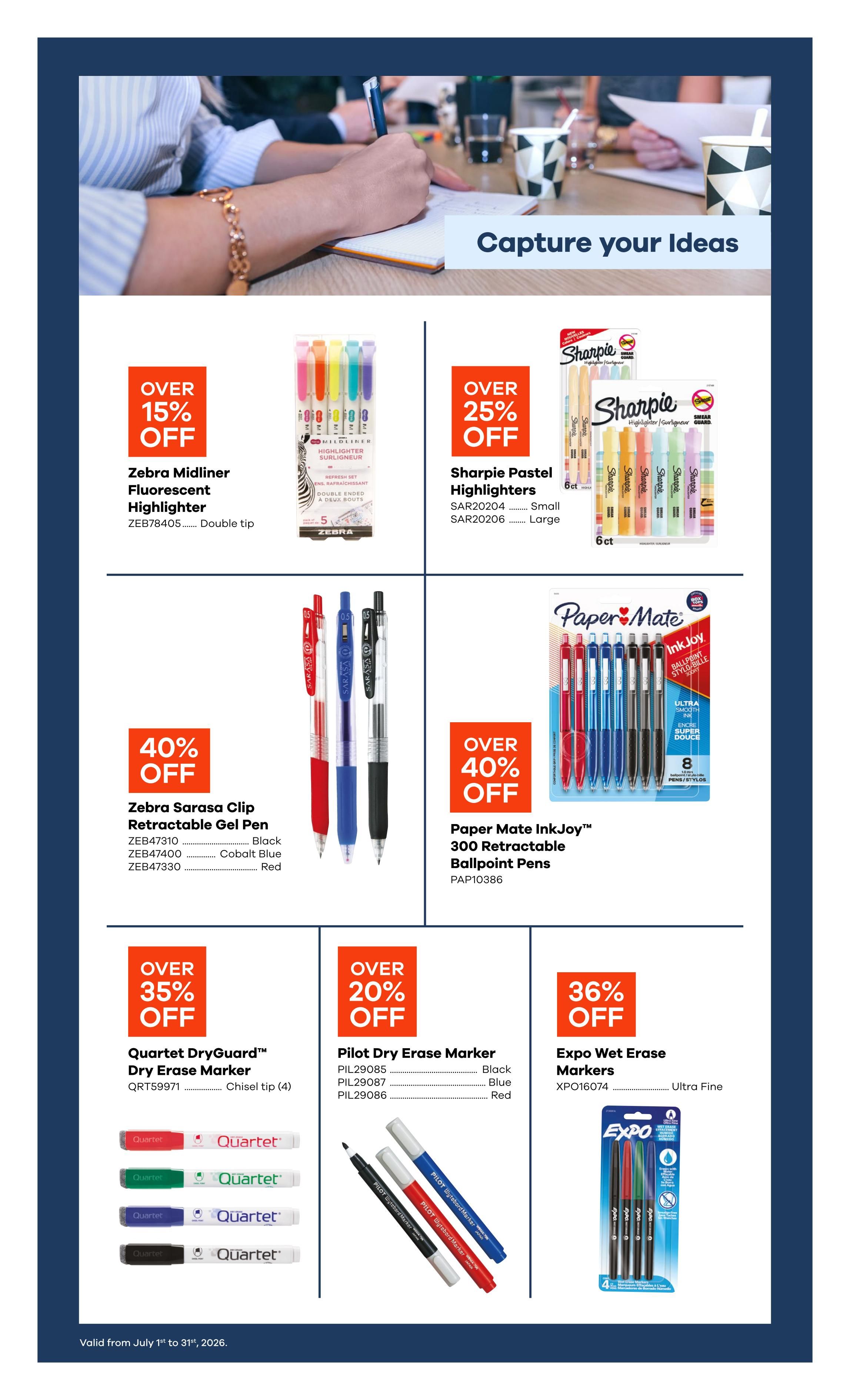 Covey Basics Flyer July 1 to 31