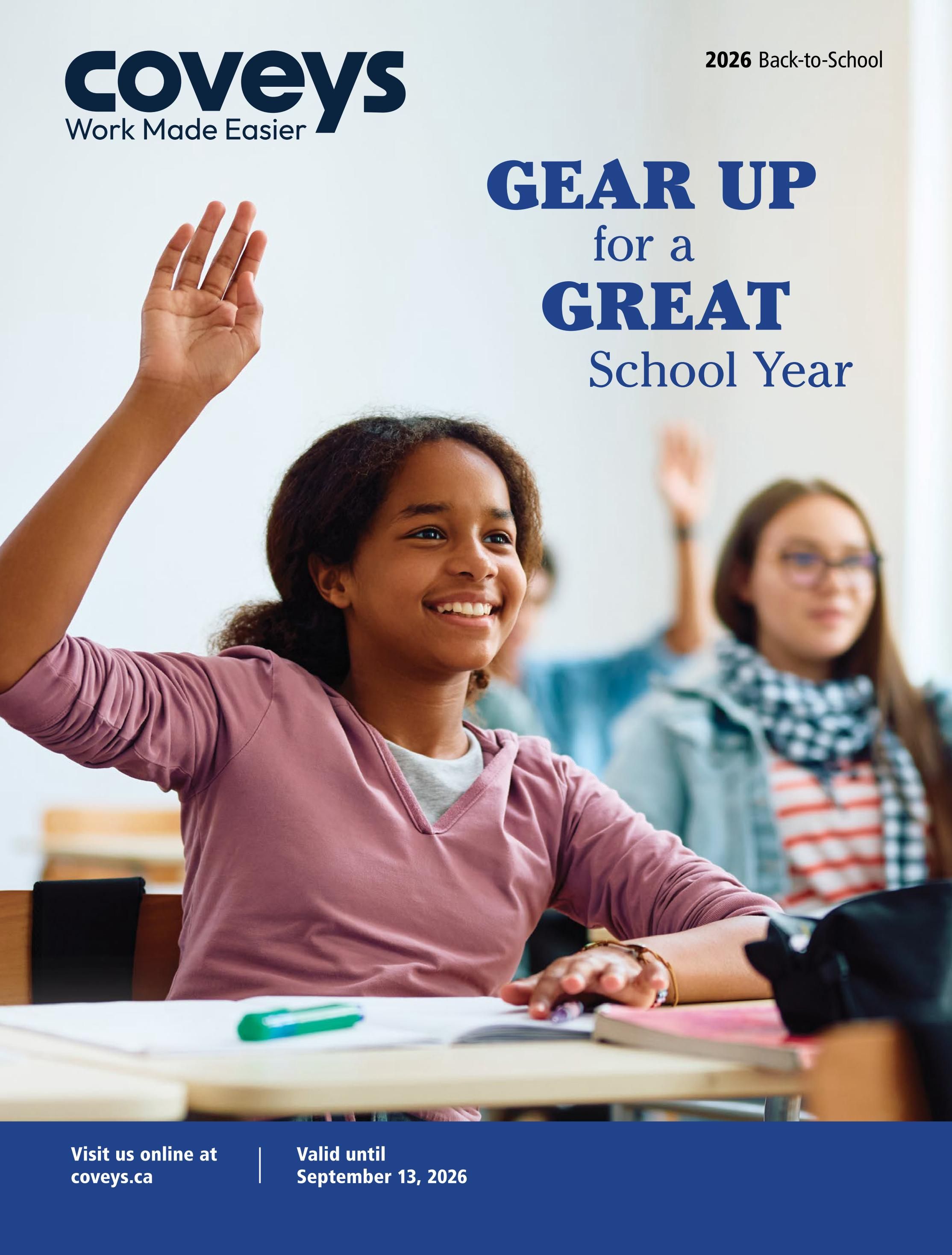 Covey Basics Flyer July 1 to September 13