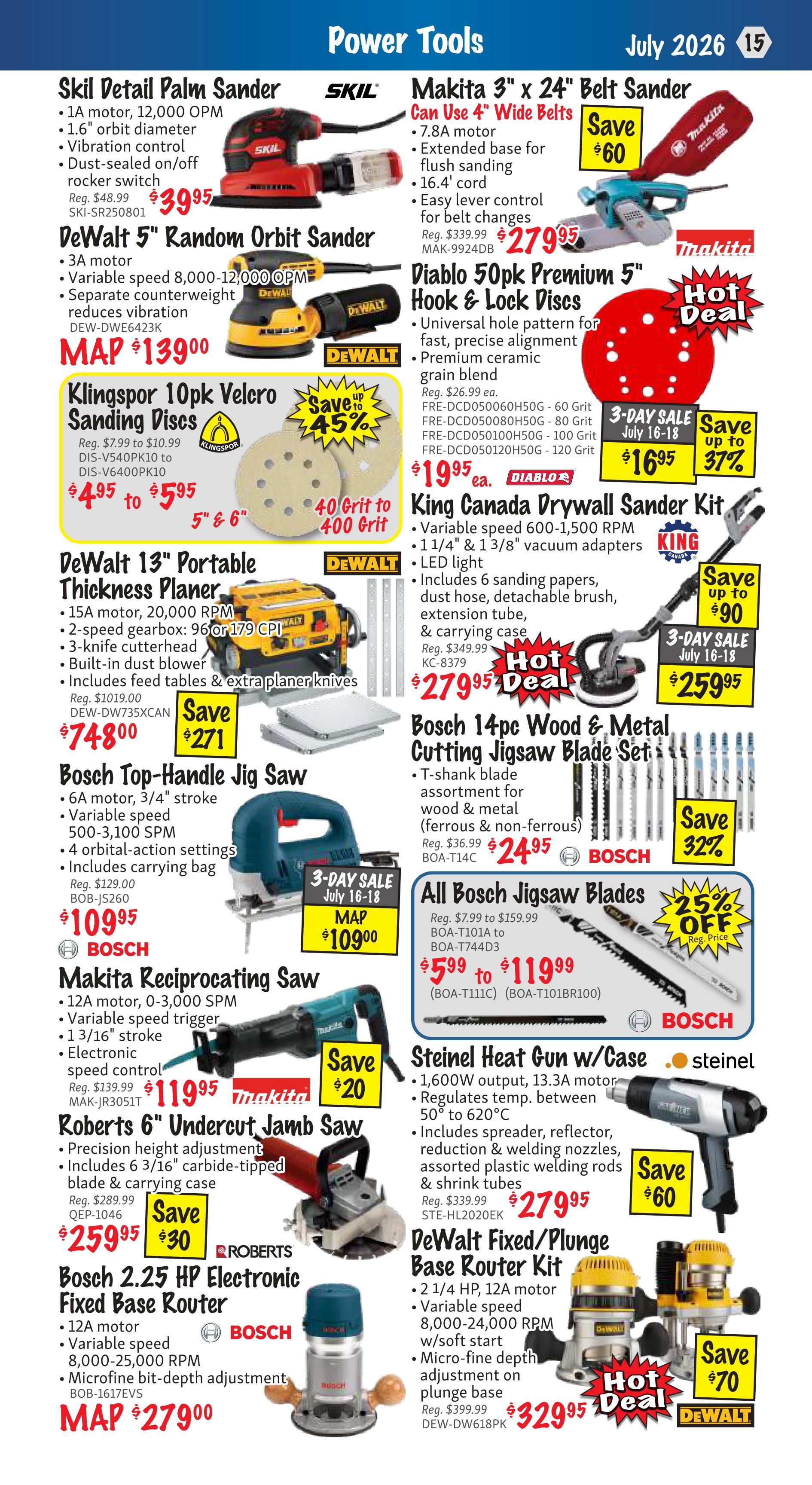 KMS Tools and Equipment Flyer July 1 to 31