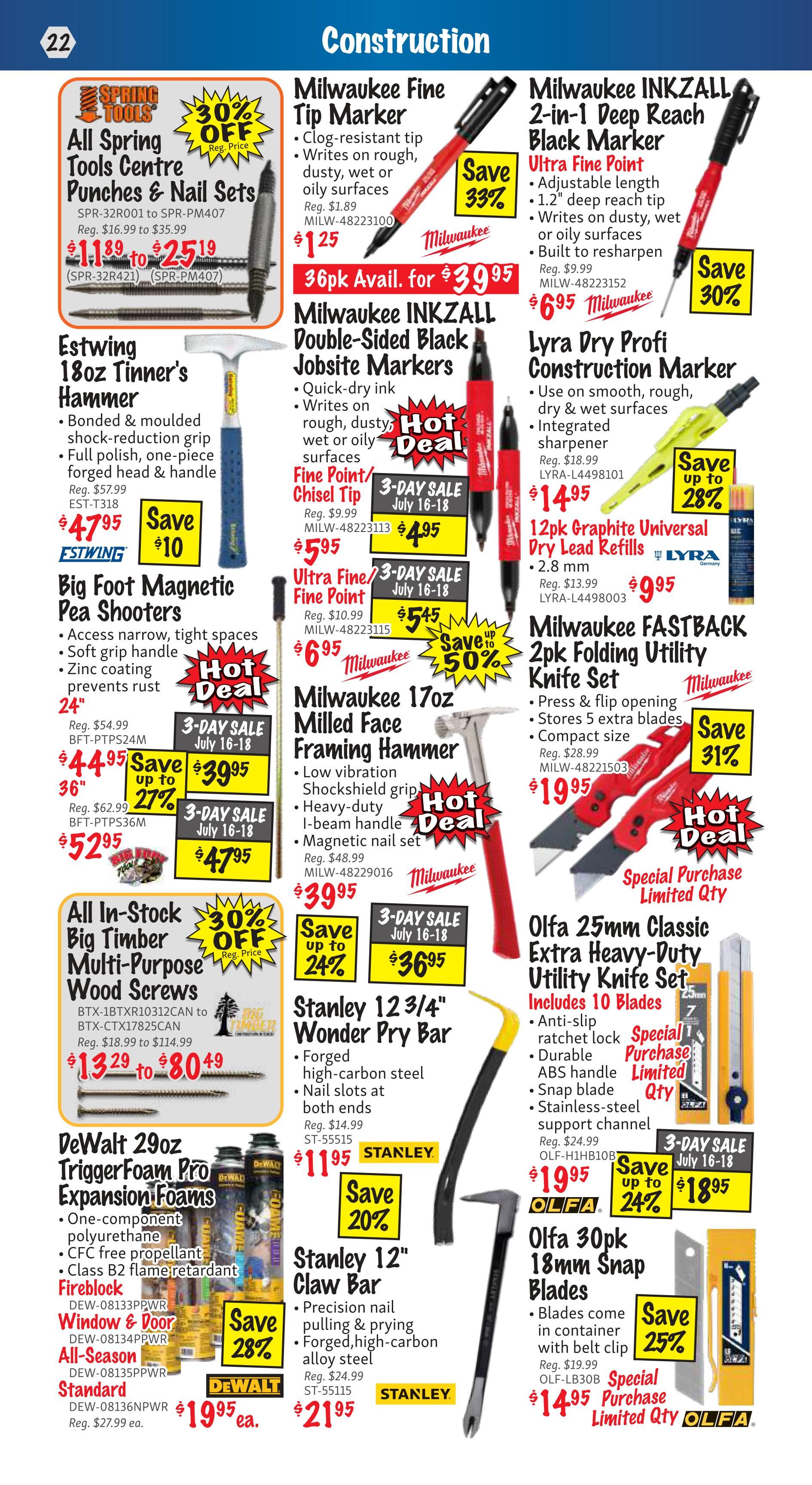 KMS Tools and Equipment Flyer July 1 to 31