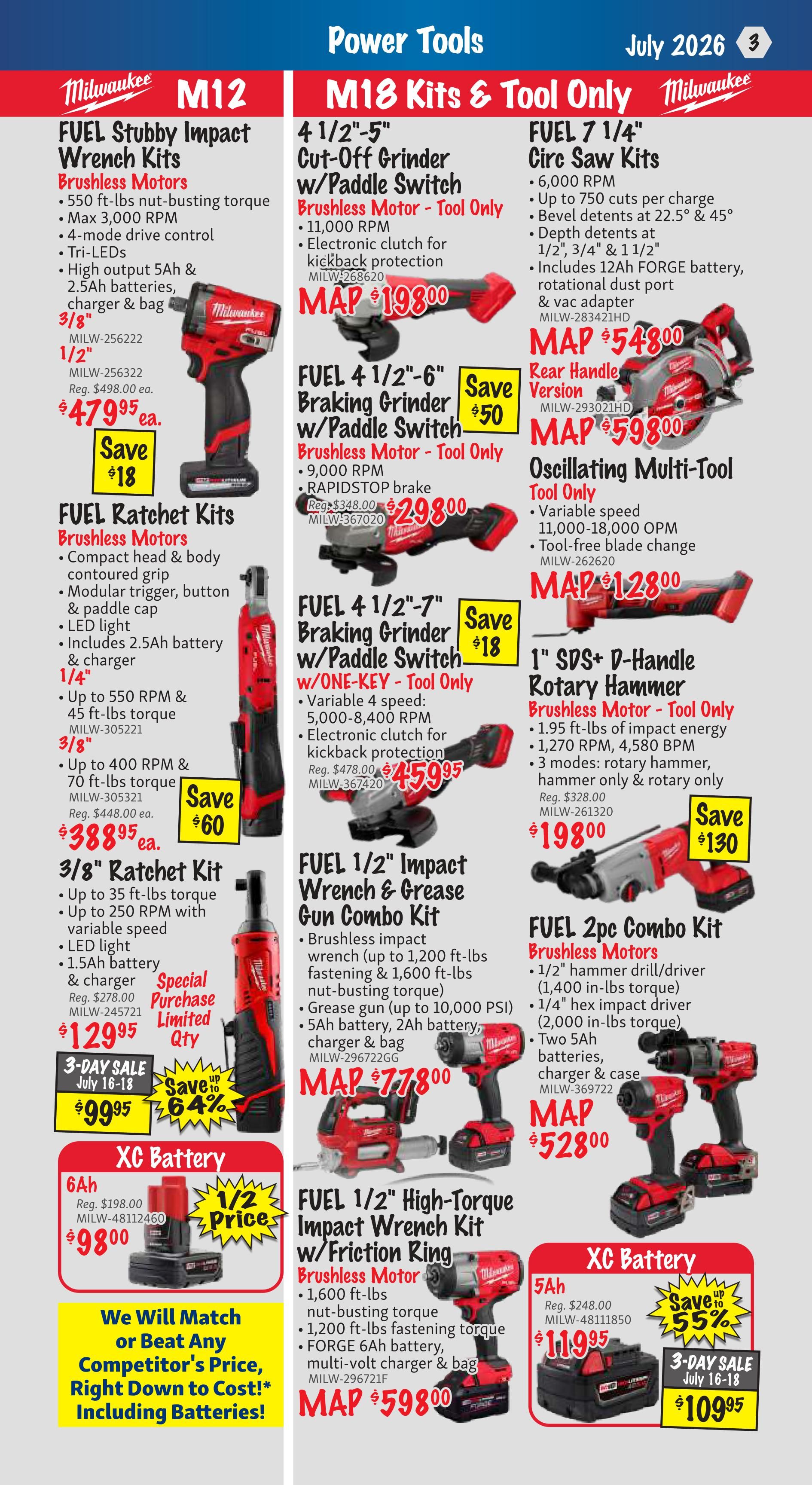 KMS Tools and Equipment Flyer July 1 to 31