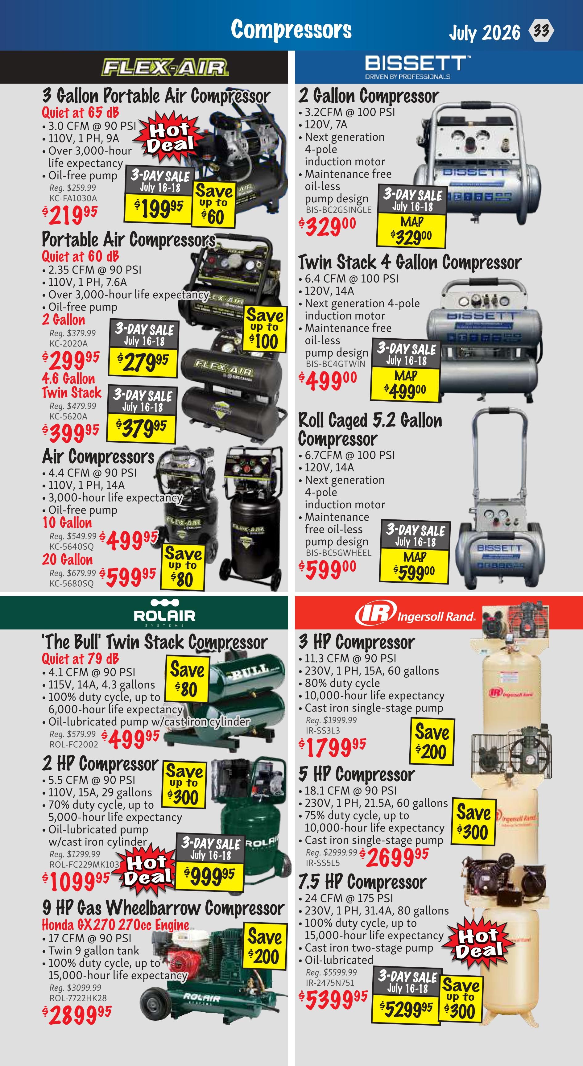 KMS Tools and Equipment Flyer July 1 to 31