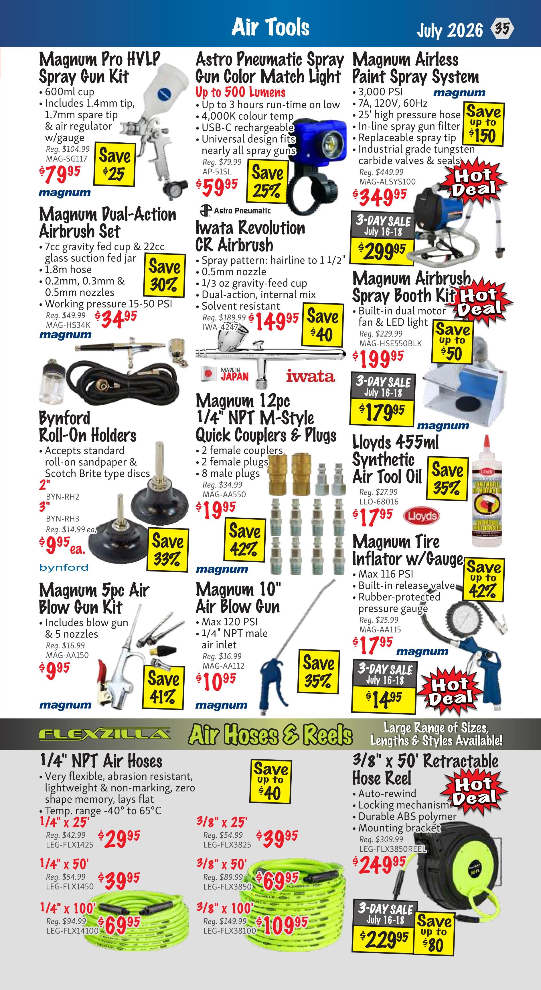 KMS Tools and Equipment Flyer July 1 to 31