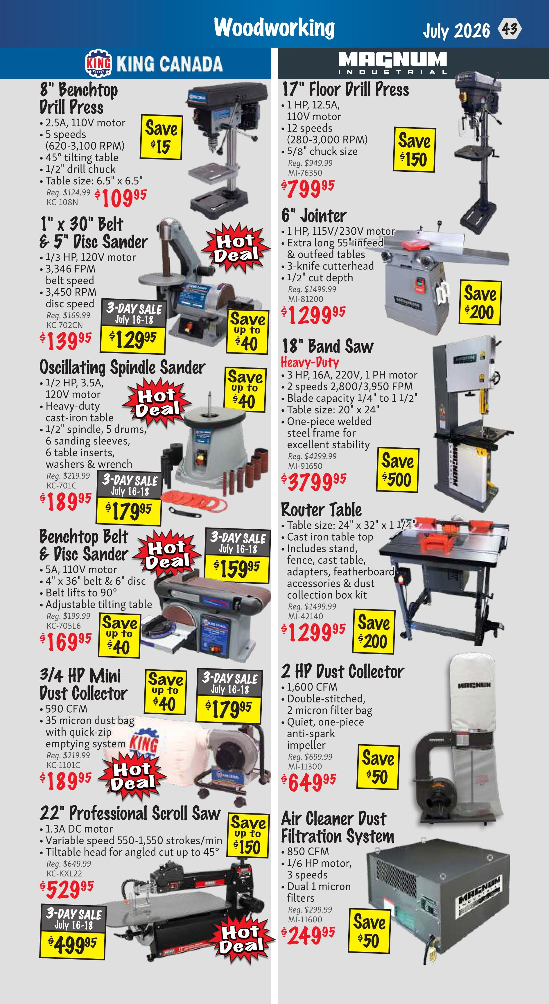 KMS Tools and Equipment Flyer July 1 to 31