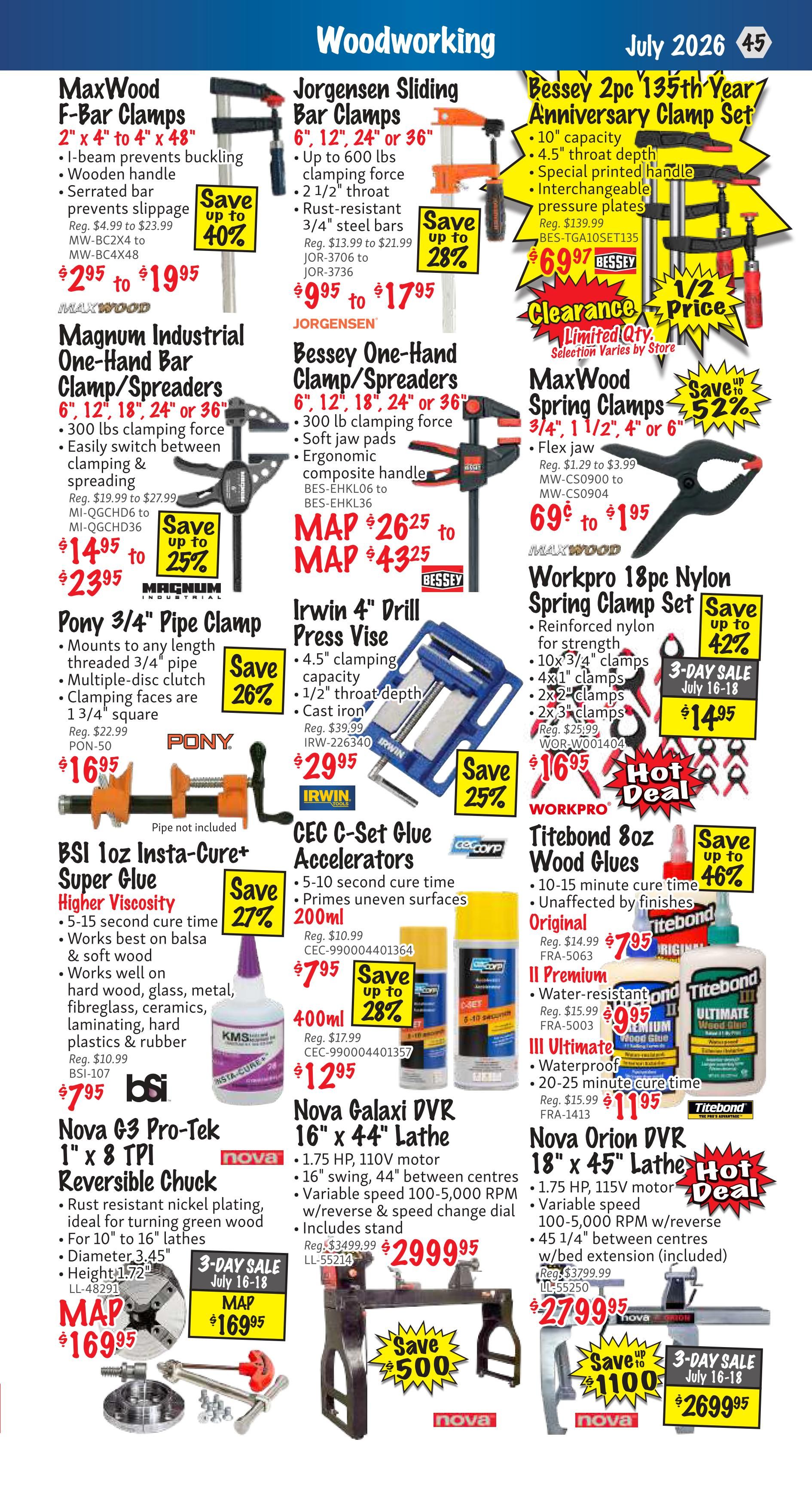 KMS Tools and Equipment Flyer July 1 to 31