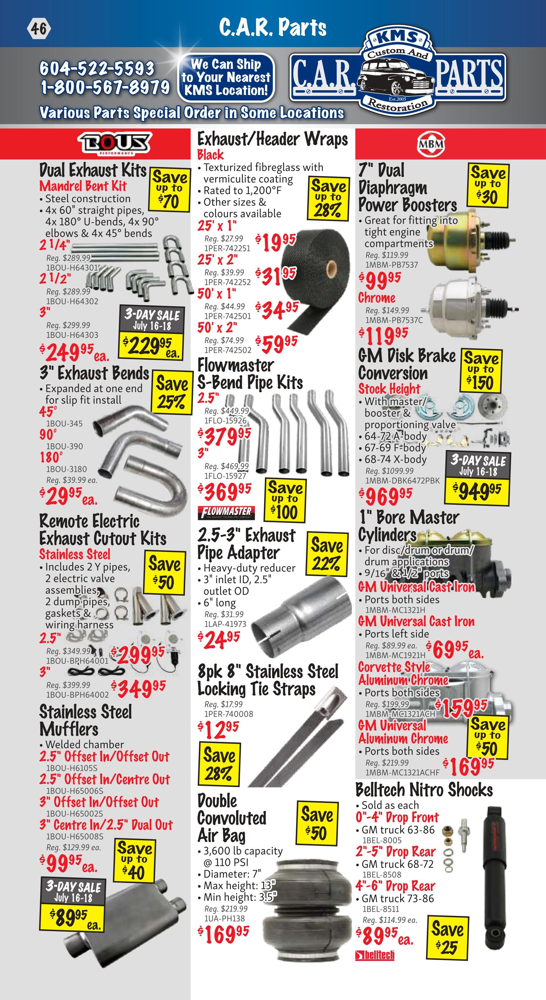 KMS Tools and Equipment Flyer July 1 to 31