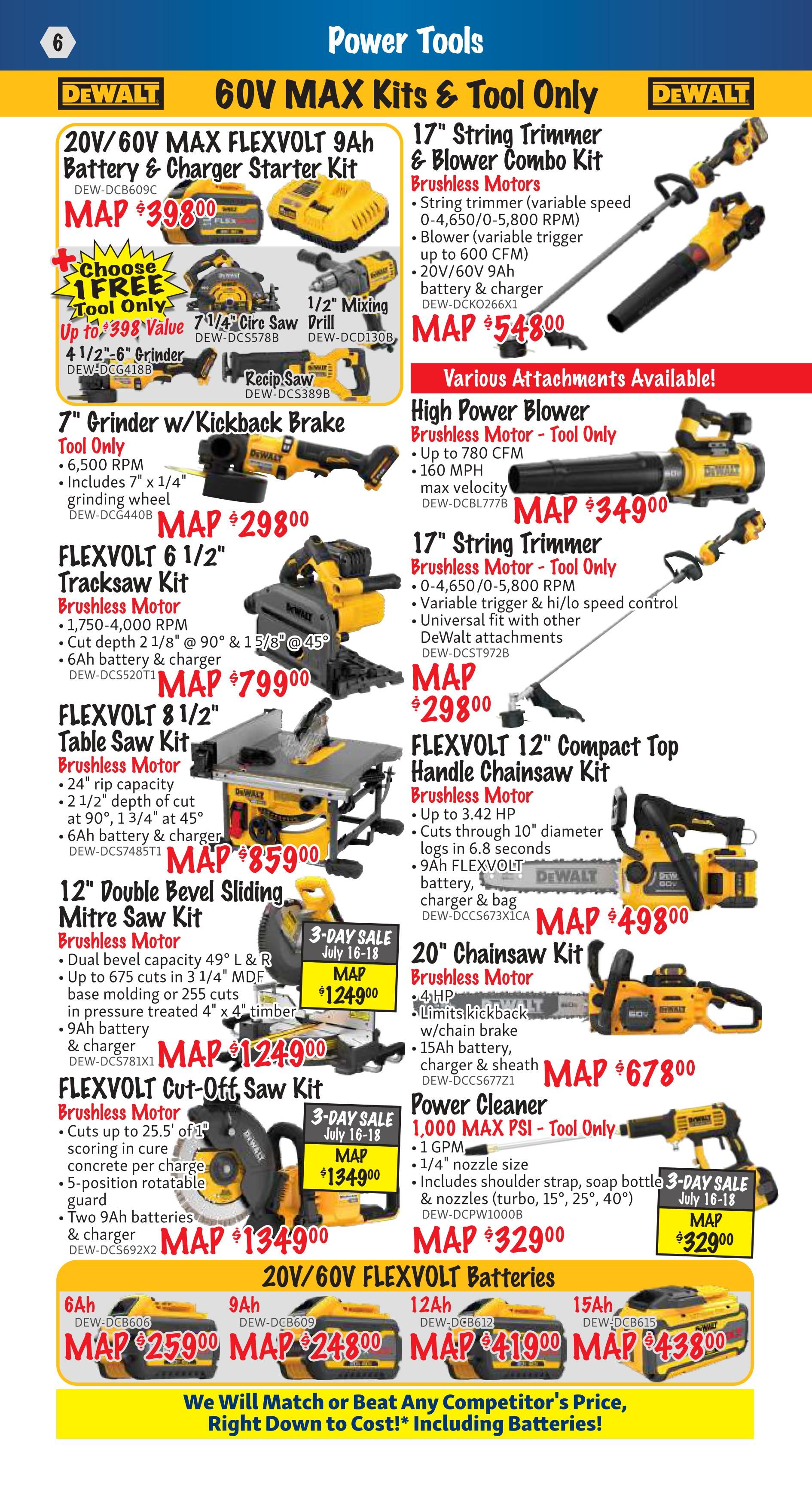 KMS Tools and Equipment Flyer July 1 to 31