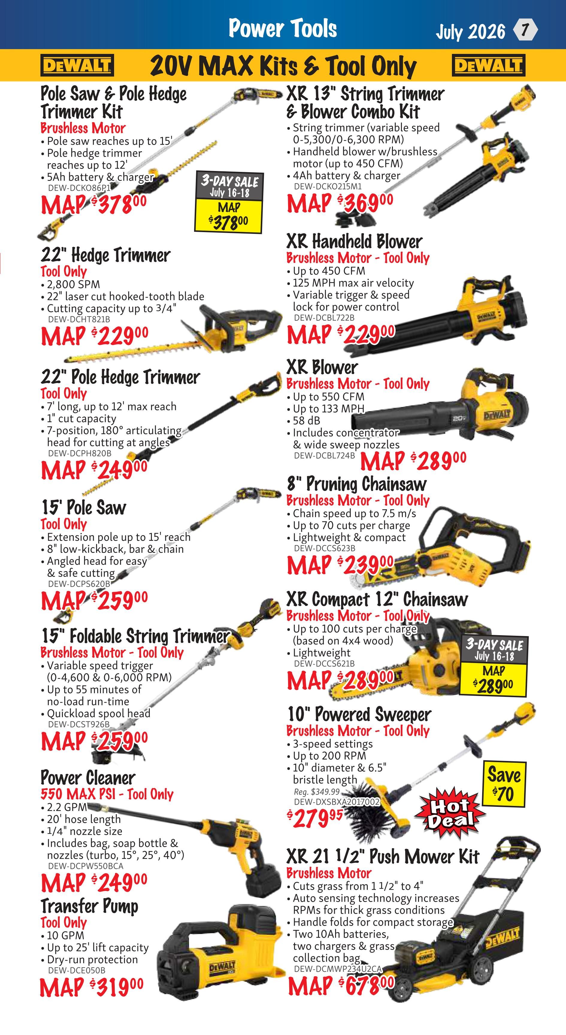 KMS Tools and Equipment Flyer July 1 to 31
