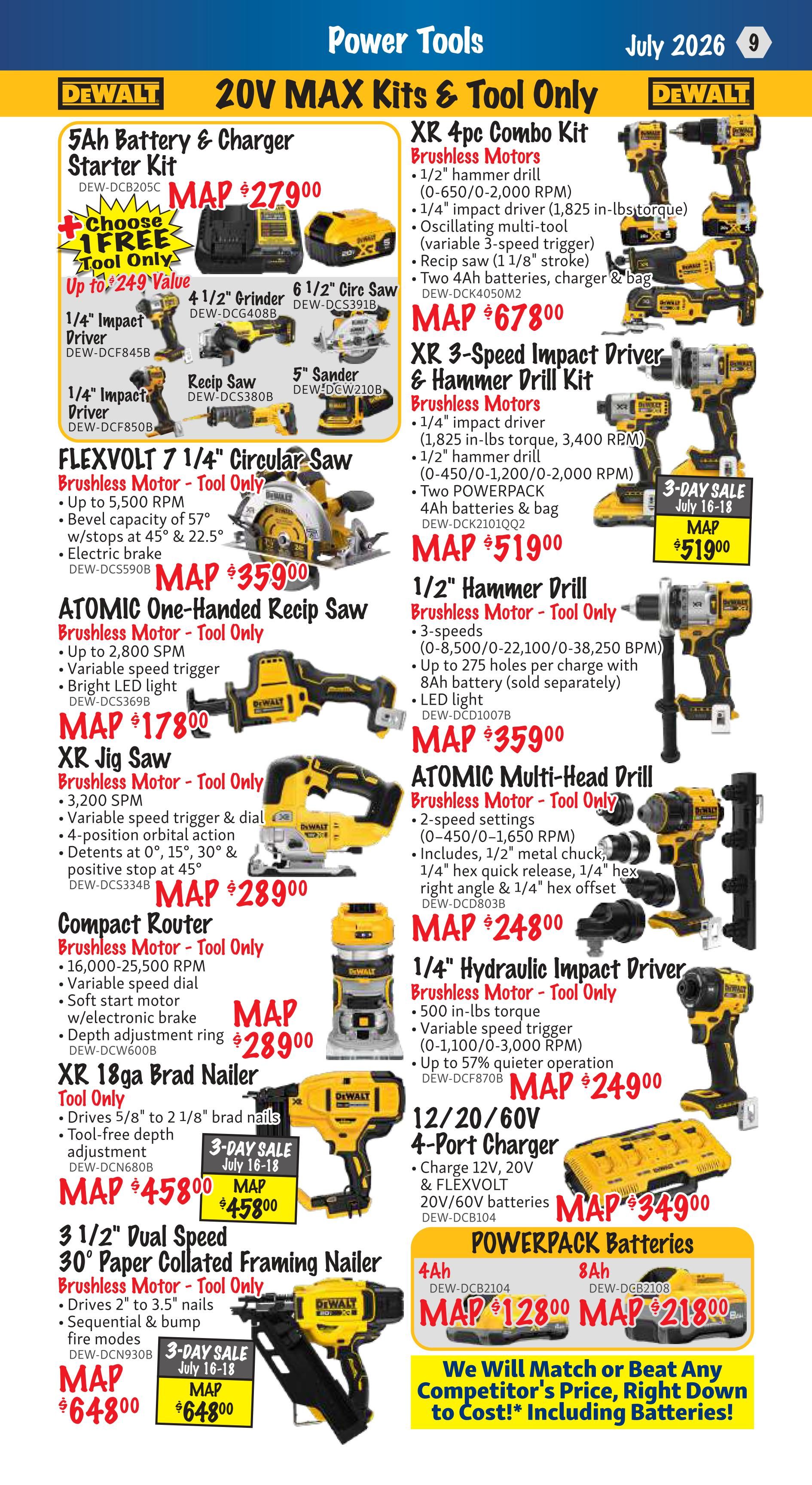 KMS Tools and Equipment Flyer July 1 to 31