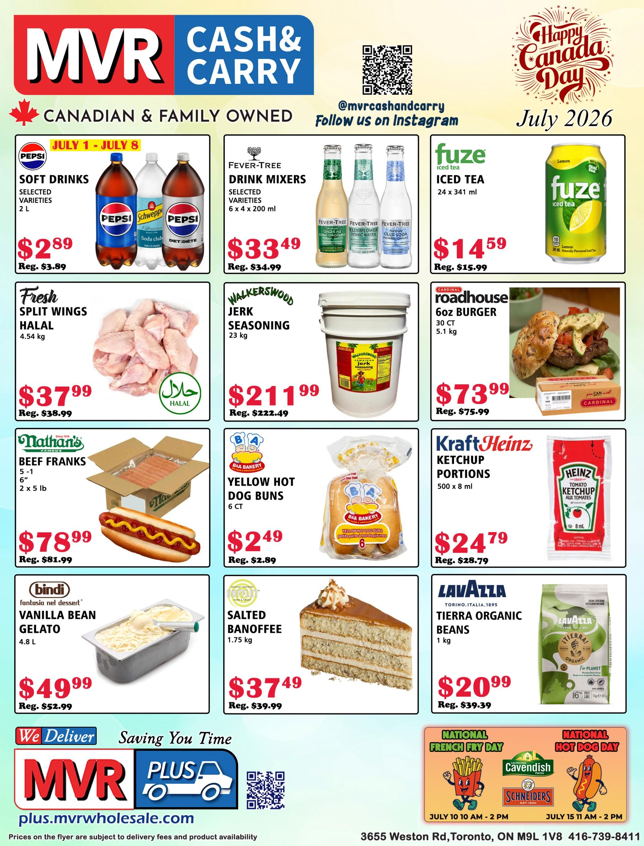 MVR Cash and Carry Flyer July 1 to 31