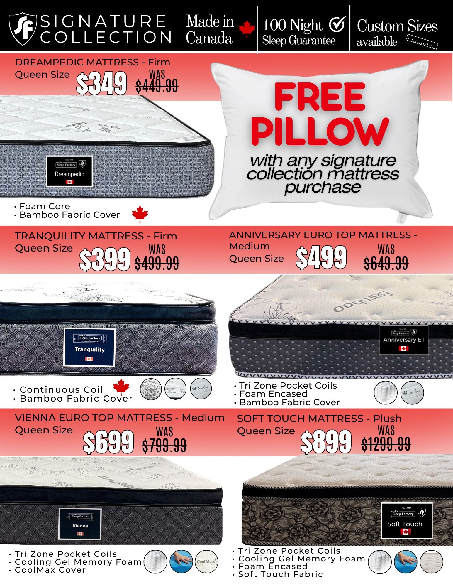 The Sleep Factory Flyer June 29 to July 31