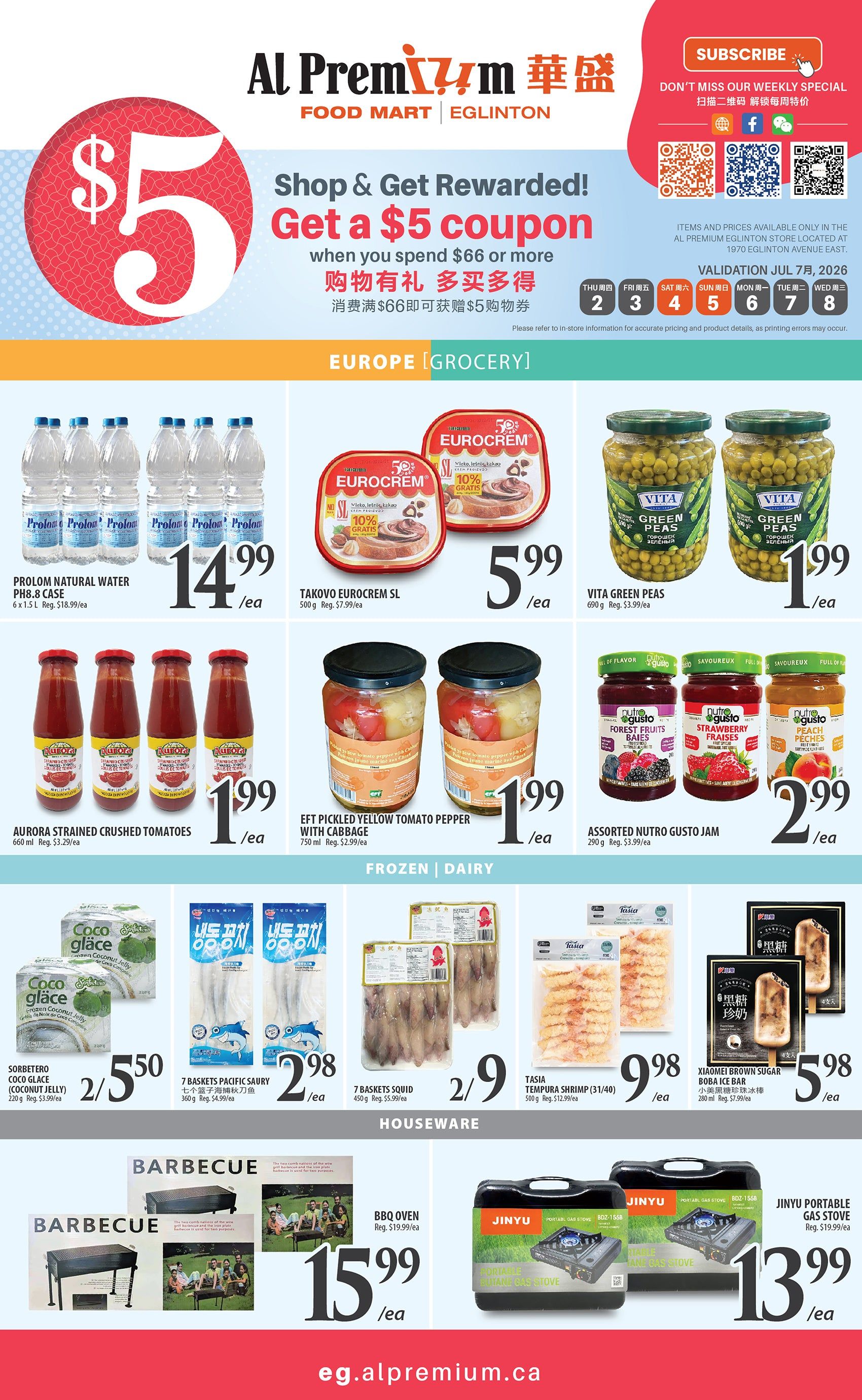 Al Premium Food Mart (Eglinton Ave.) Flyer July 2 to 8