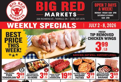 Big Red Markets Flyer July 2 to 8