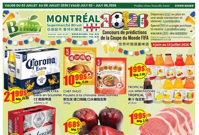 Btrust Supermarket (Montreal) Flyer July 2 to 8
