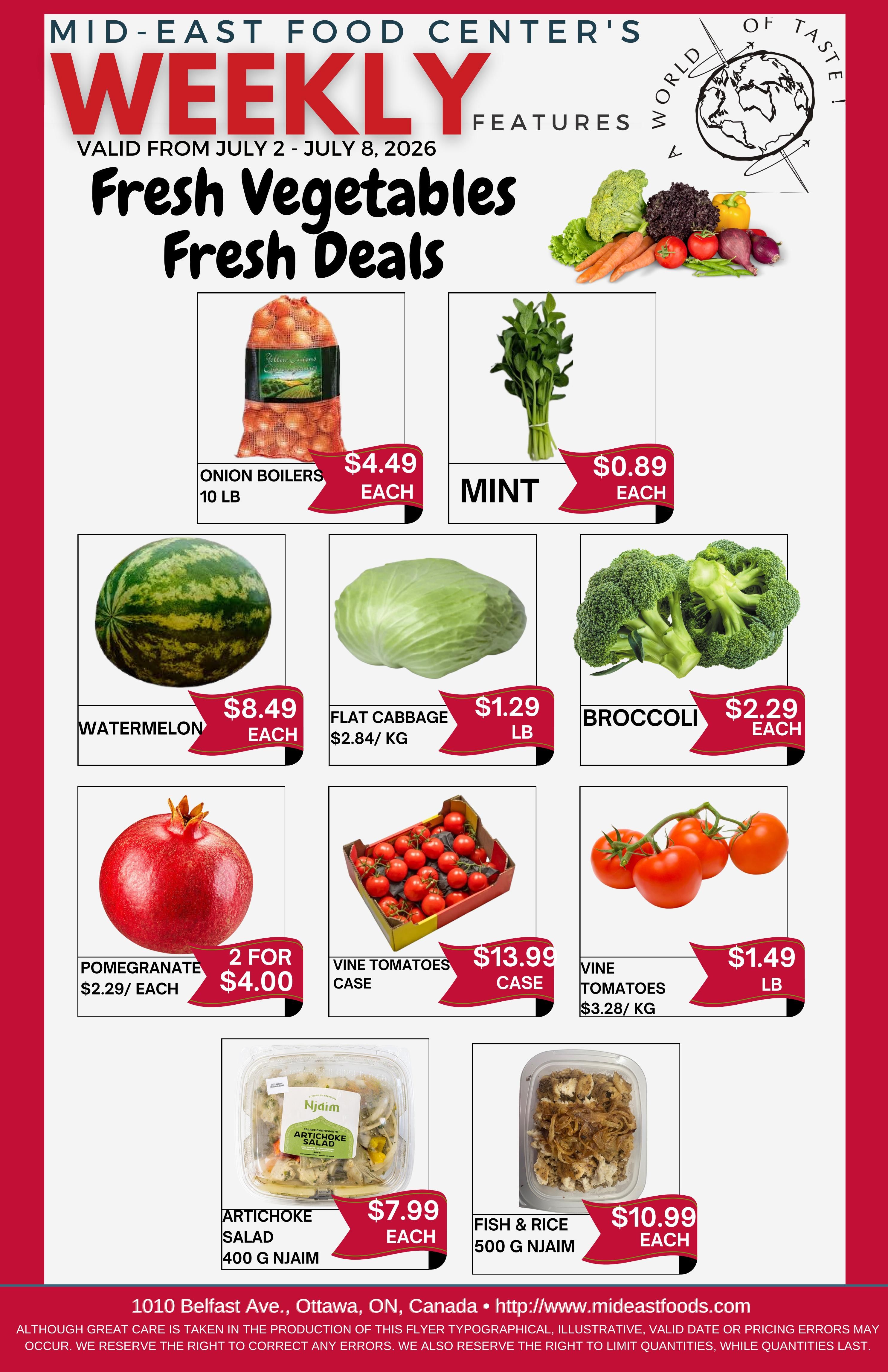 Mid-East Food Centre Flyer July 2 to 8