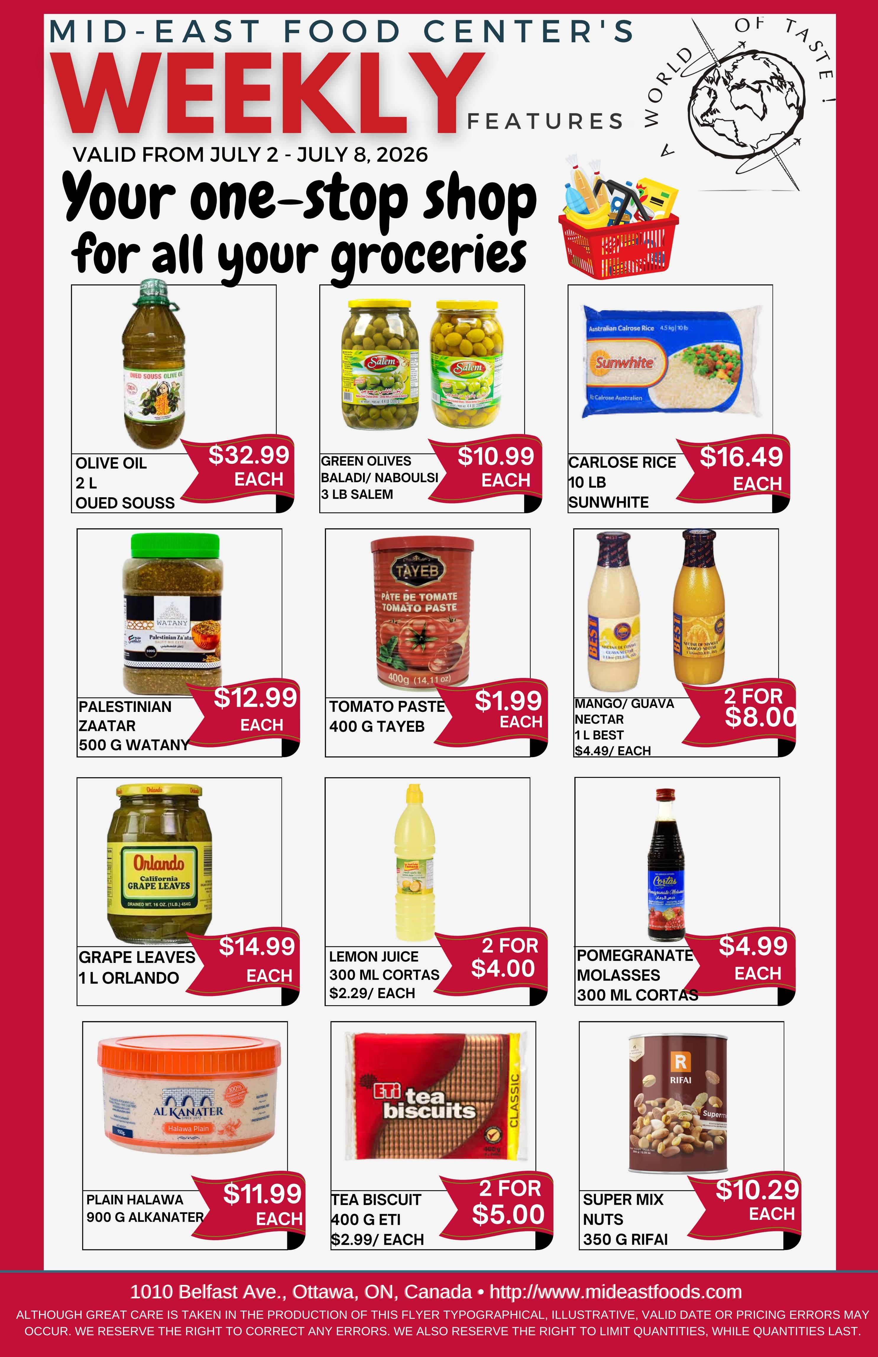 Mid-East Food Centre Flyer July 2 to 8