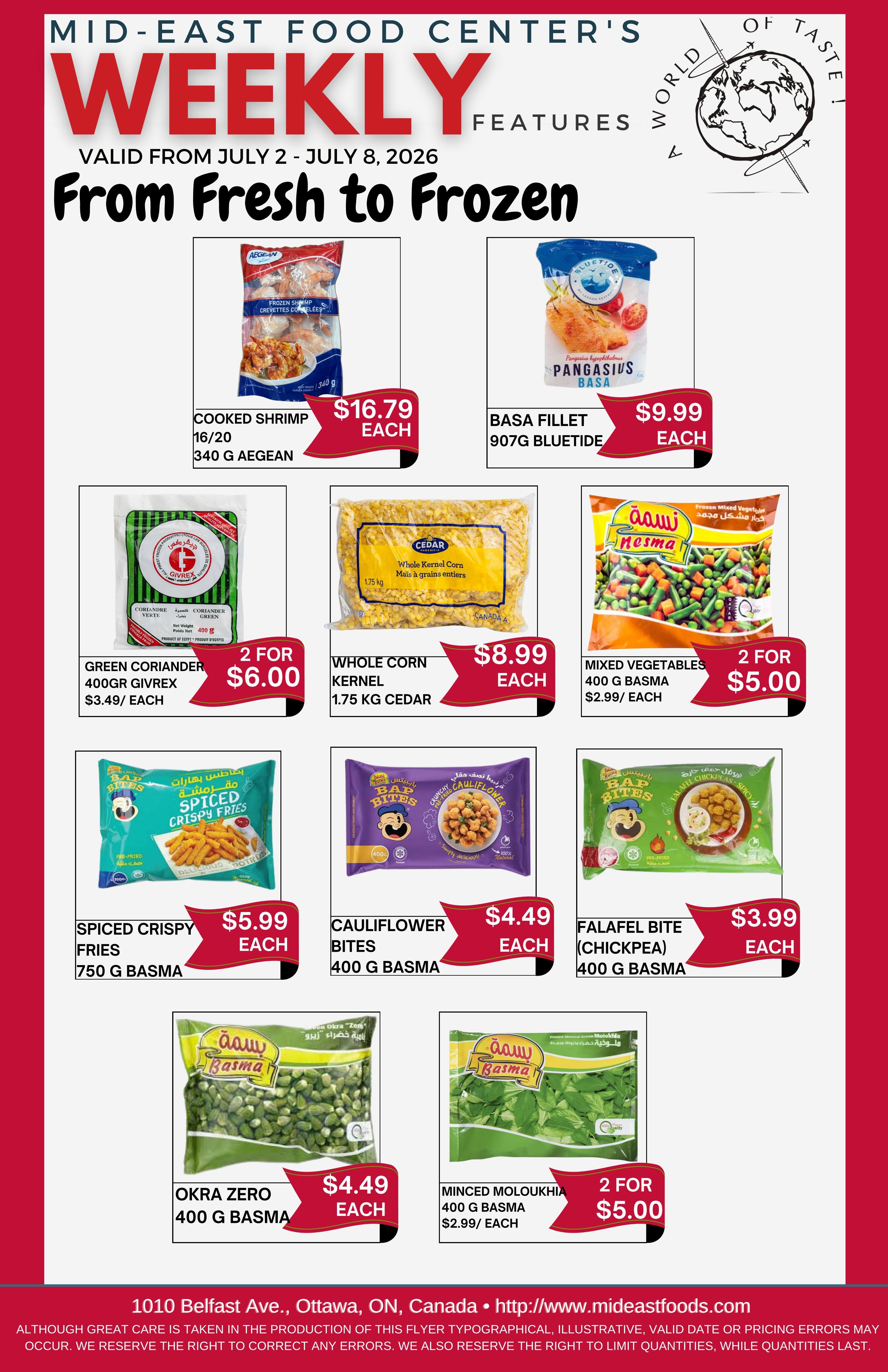 Mid-East Food Centre Flyer July 2 to 8