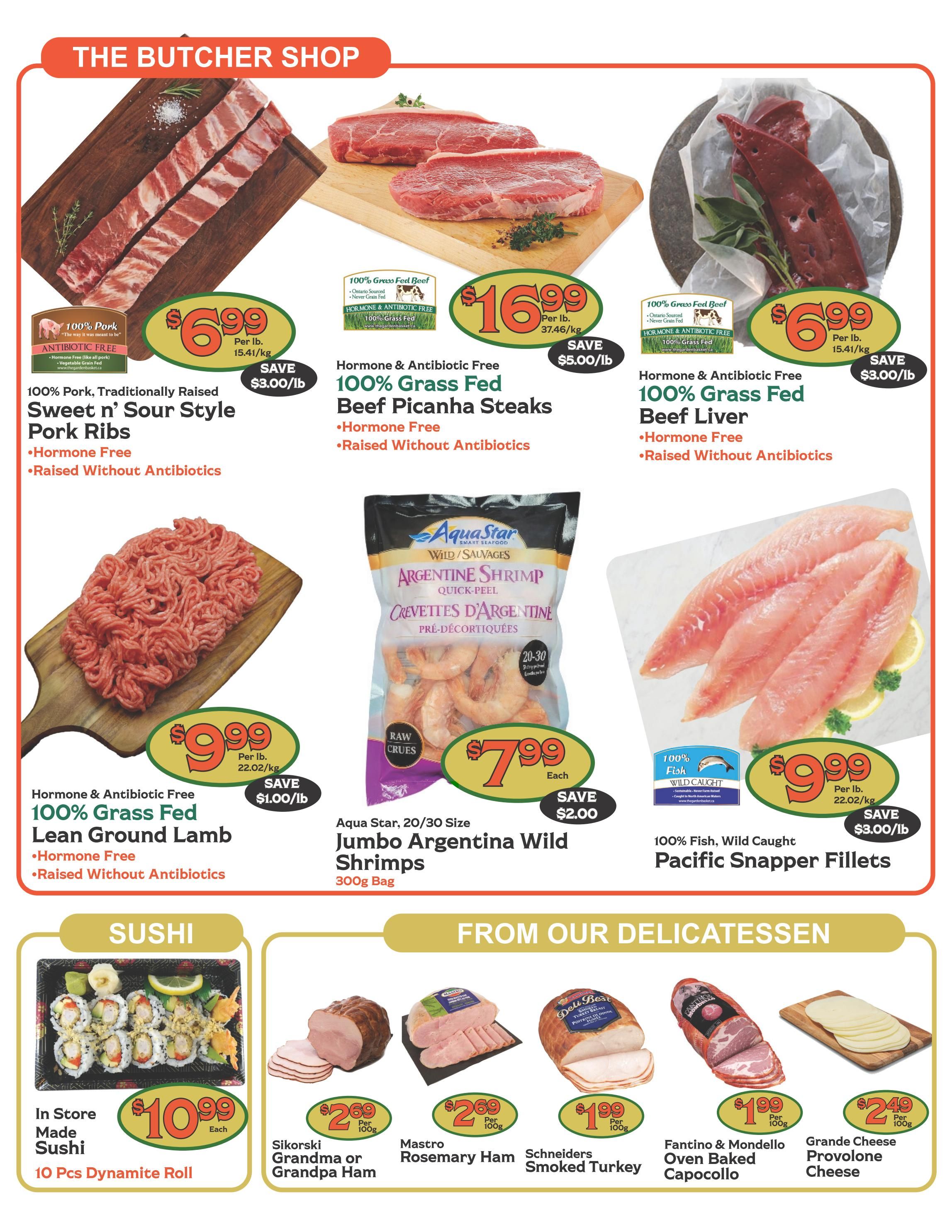 The Garden Basket Flyer July 2 to 8